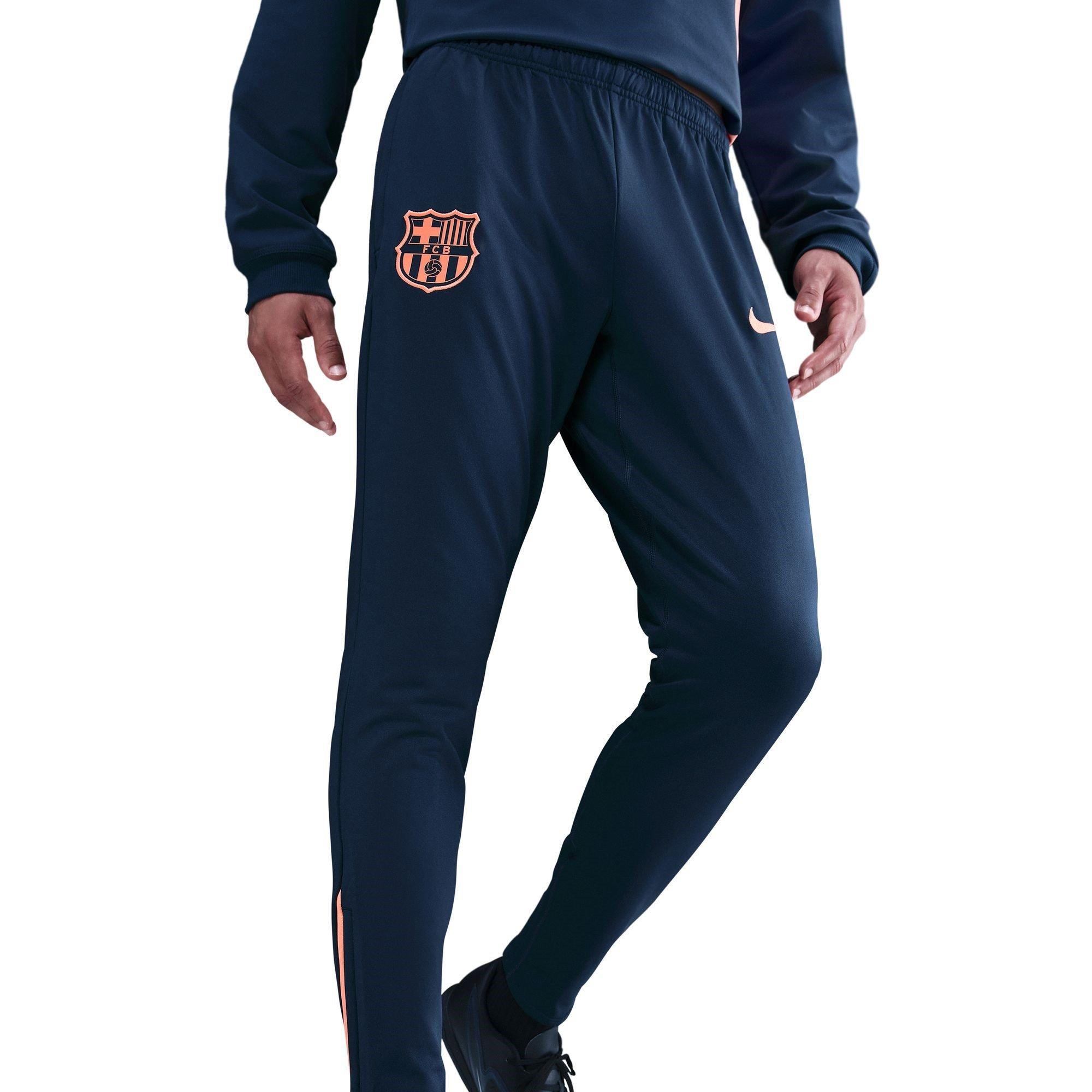 Nike Men's Barcelona Strike Third Tracksuit Bottoms 2025 2026 Adults - Blue/Orange - S
