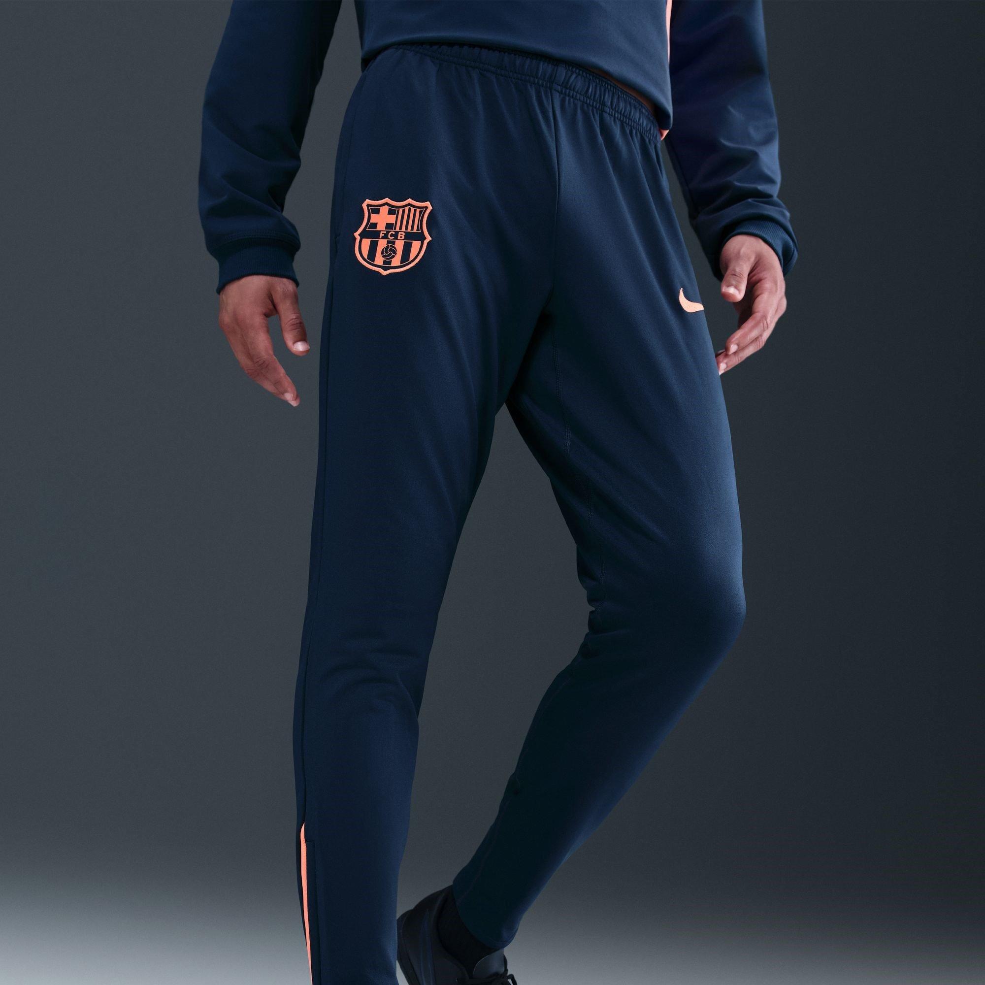 Blue/Orange - Nike - Barcelona Strike Third Tracksuit Bottoms 2025 2026 Adults - 6