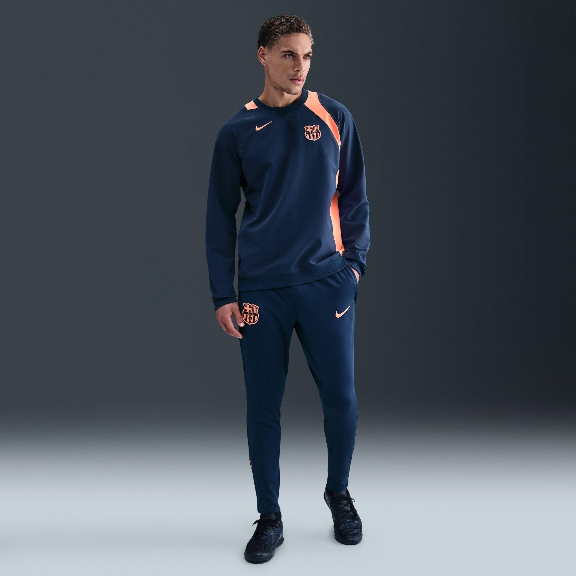 Blue/Orange - Nike - Barcelona Strike Third Tracksuit Bottoms 2025 2026 Adults - 7