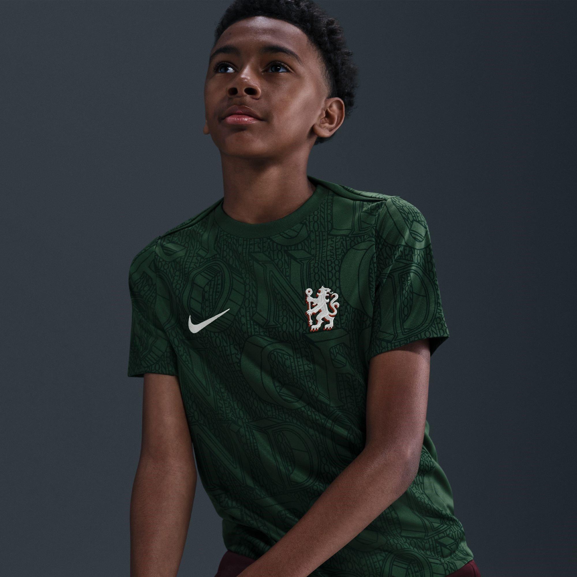 Wit/Rood - Nike - Chelsea Pre Match Shirt 2025 2026 Juniors - 10