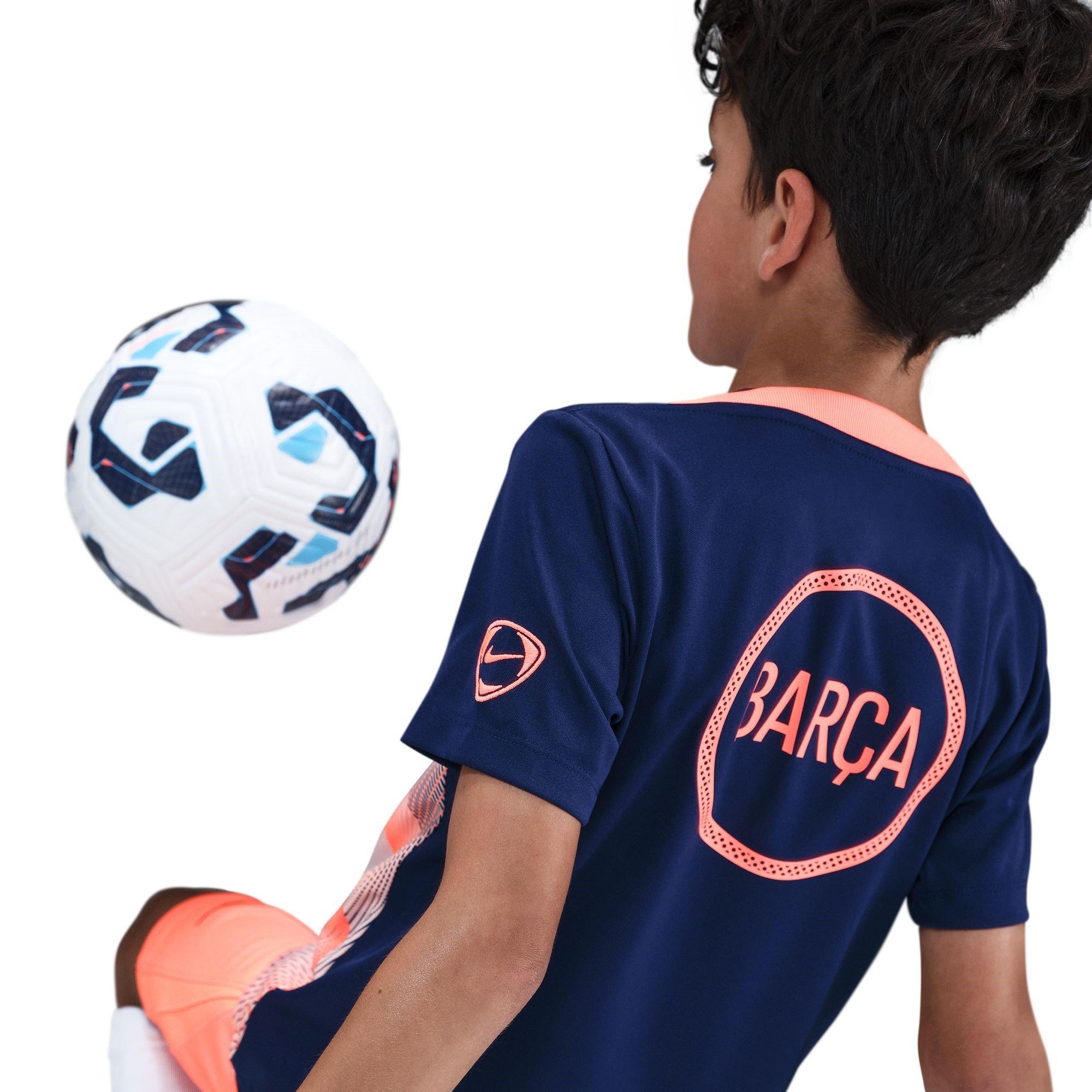 Bleu/Orange - Nike - Barcelona Third Pre Match Shirt 2025 2026 Juniors - 2