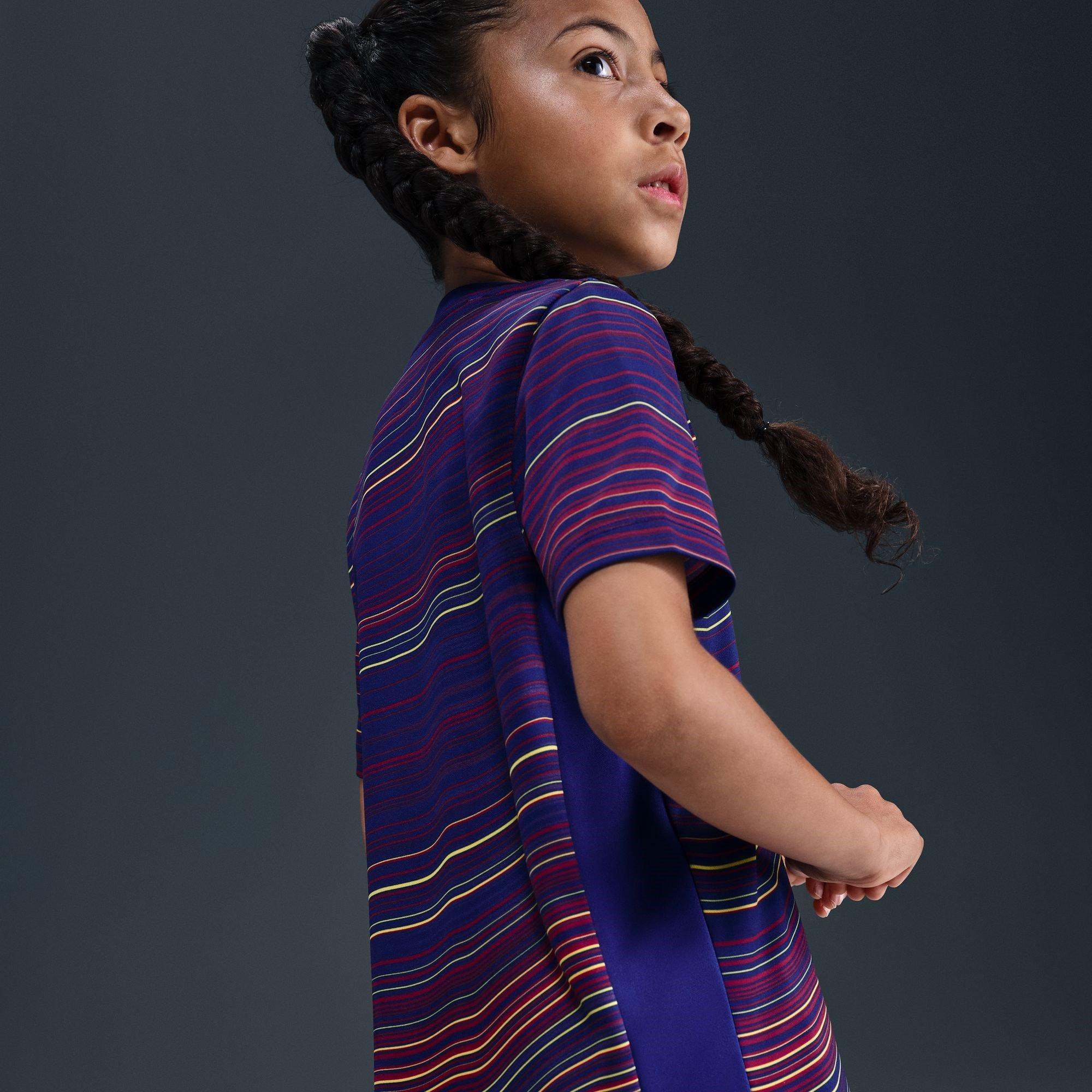 Blue/Red - Nike - Barcelona Home Pre Match Shirt 2025 2026 Juniors - 9