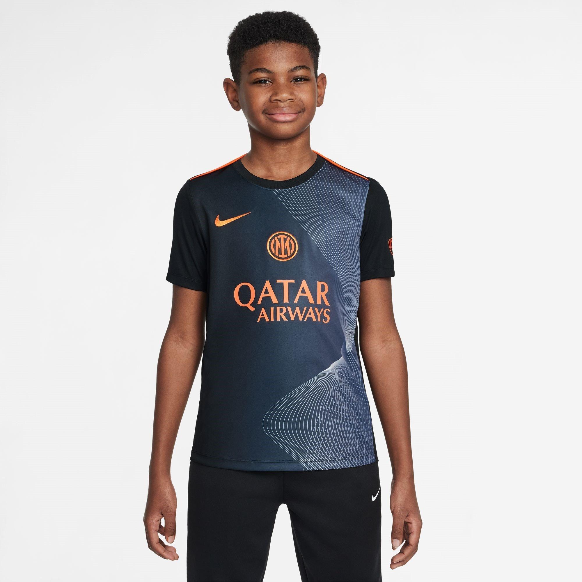 Black/Blue - Nike - Inter Milan Pre Match Shirt 2025 2026 Juniors - 1