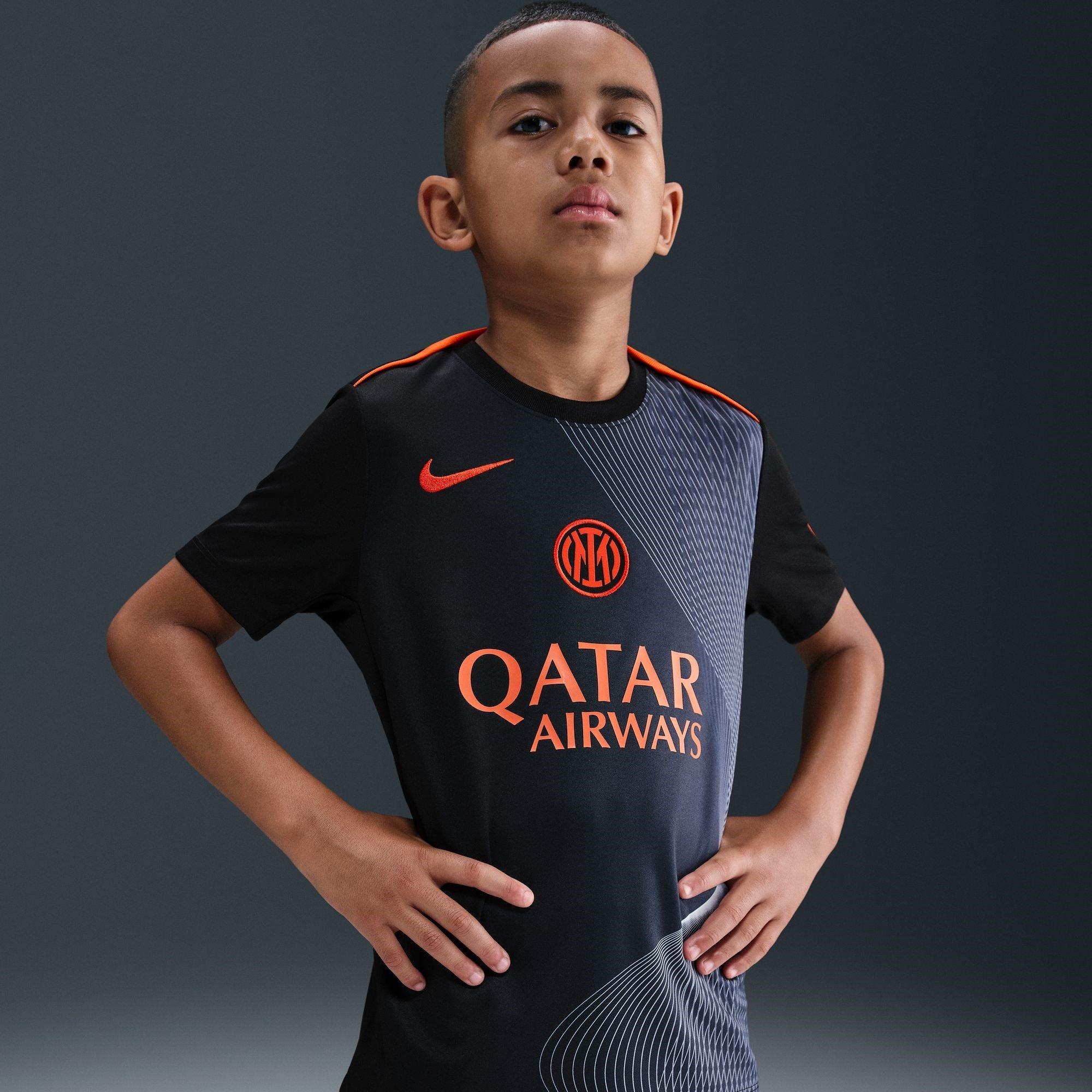 Negro/Azul - Nike - Inter Milan Pre Match Shirt 2025 2026 Juniors - 6