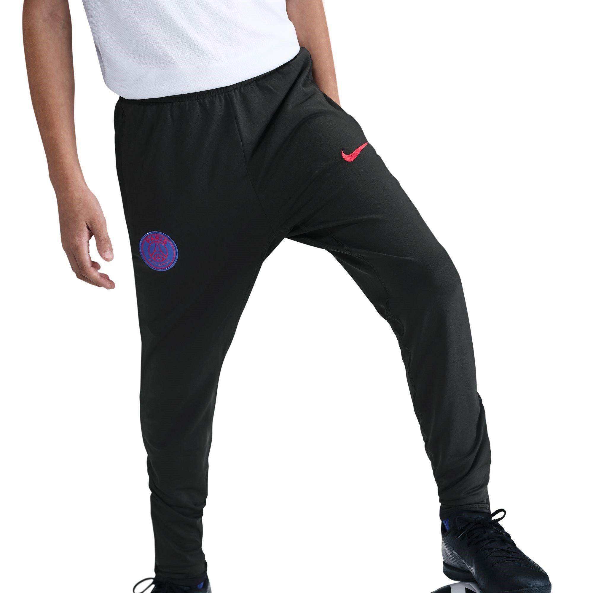 Nike Boys Psg Strike Tracksuit Bottoms 2025 2026 Juniors - Black/Blue - 9-10 (M)