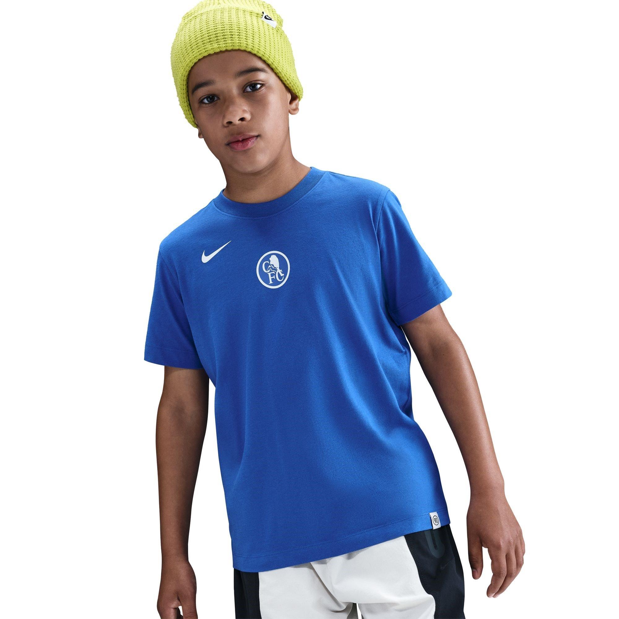 Blue - Nike - Chelsea T90 Remix T-Shirt Juniors - 1