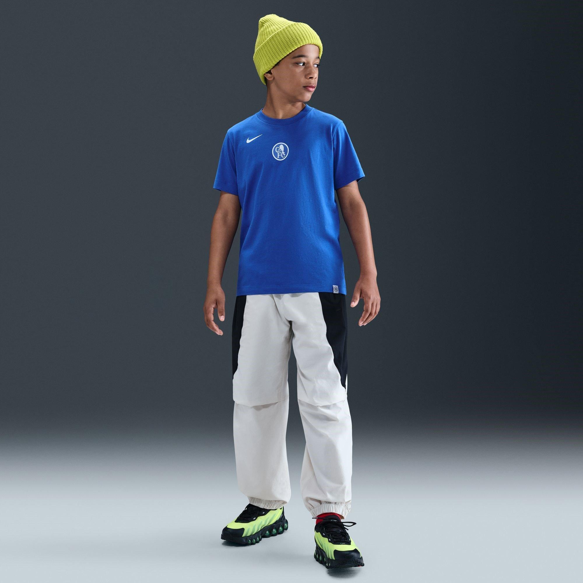 Blue - Nike - Chelsea T90 Remix T-Shirt Juniors - 7