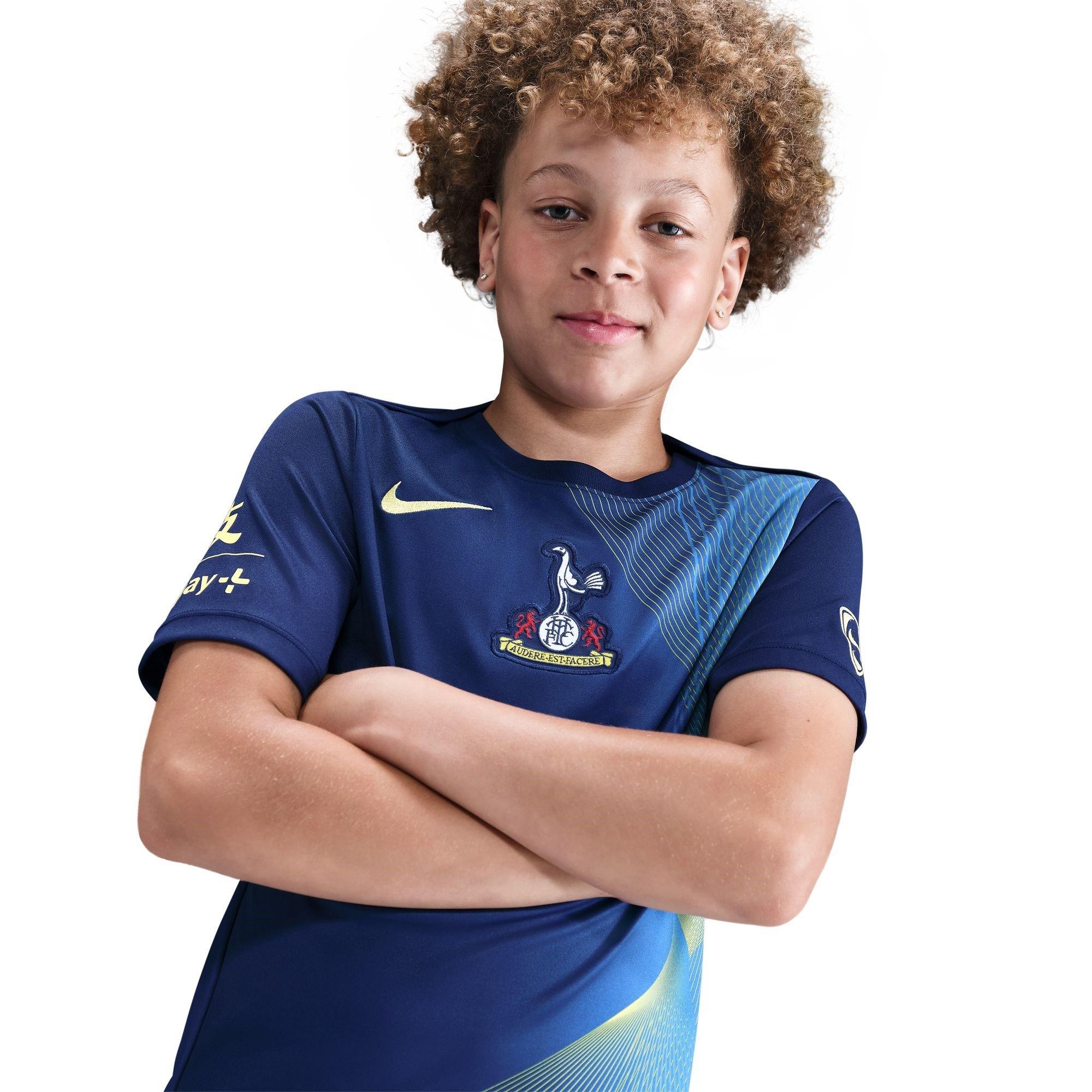 Blue/Yellow - Nike - Tottenham Hotspur Third Pre-Match Shirt 2025 2026 Juniors - 5