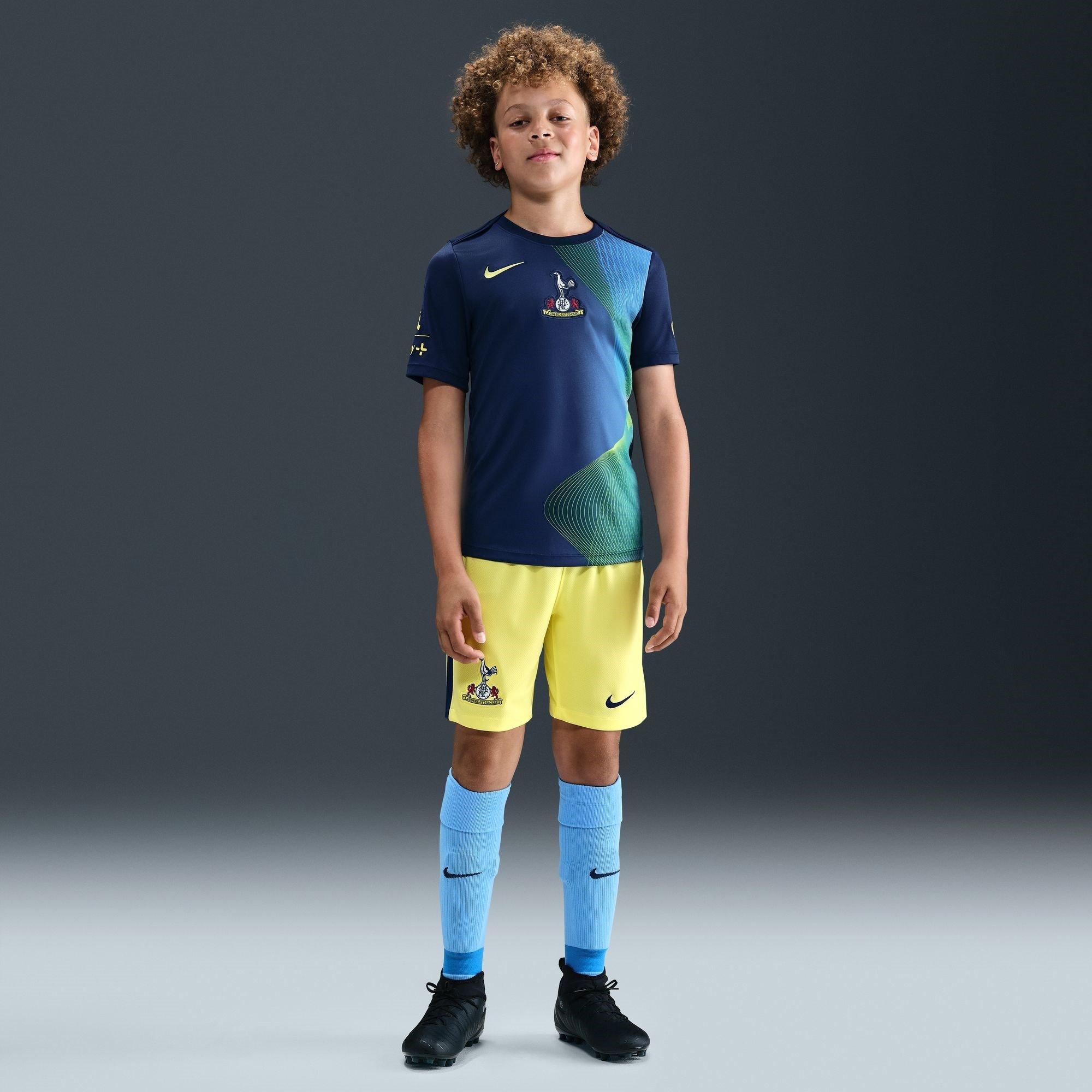 Blue/Yellow - Nike - Tottenham Hotspur Third Pre-Match Shirt 2025 2026 Juniors - 7