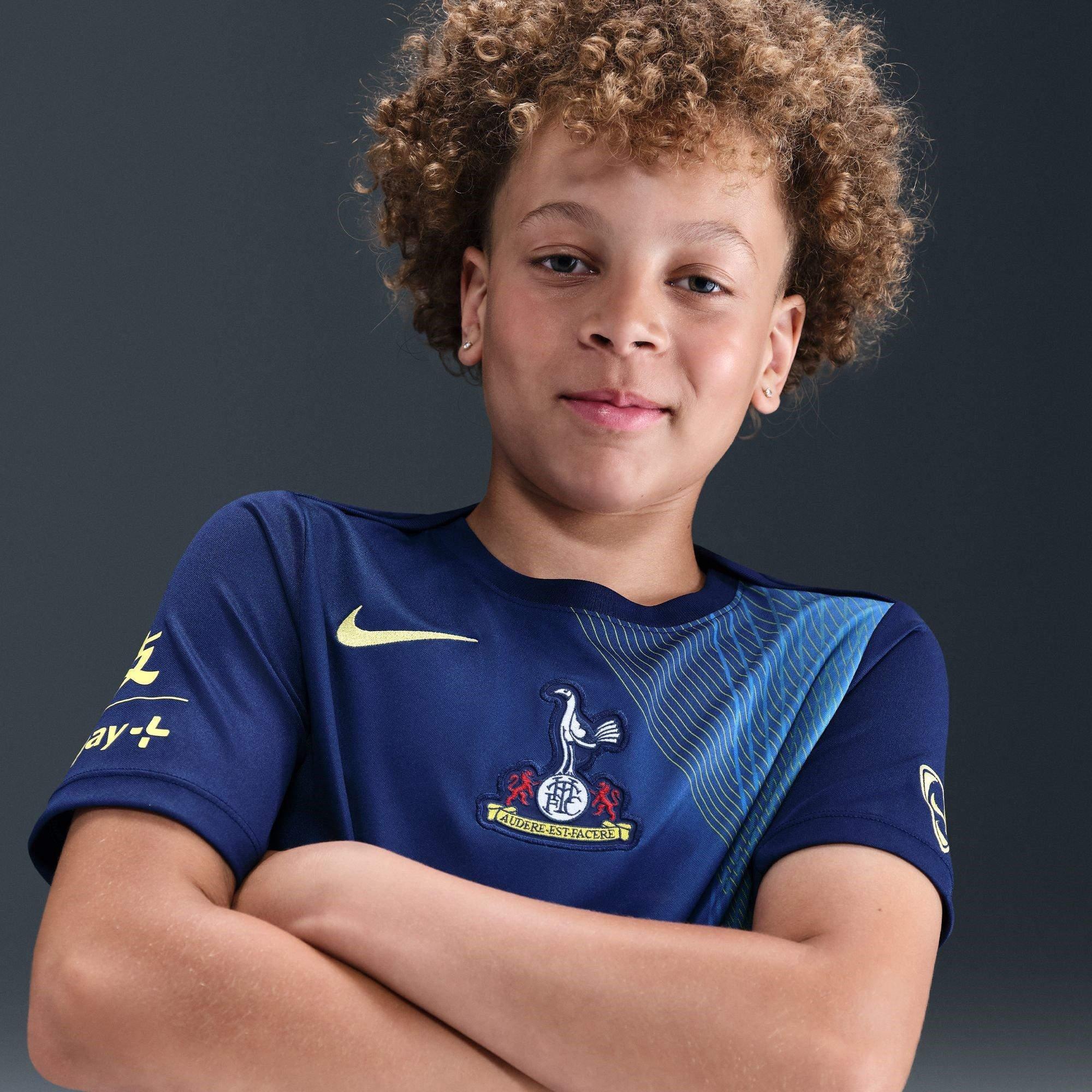 Blue/Yellow - Nike - Tottenham Hotspur Third Pre-Match Shirt 2025 2026 Juniors - 10