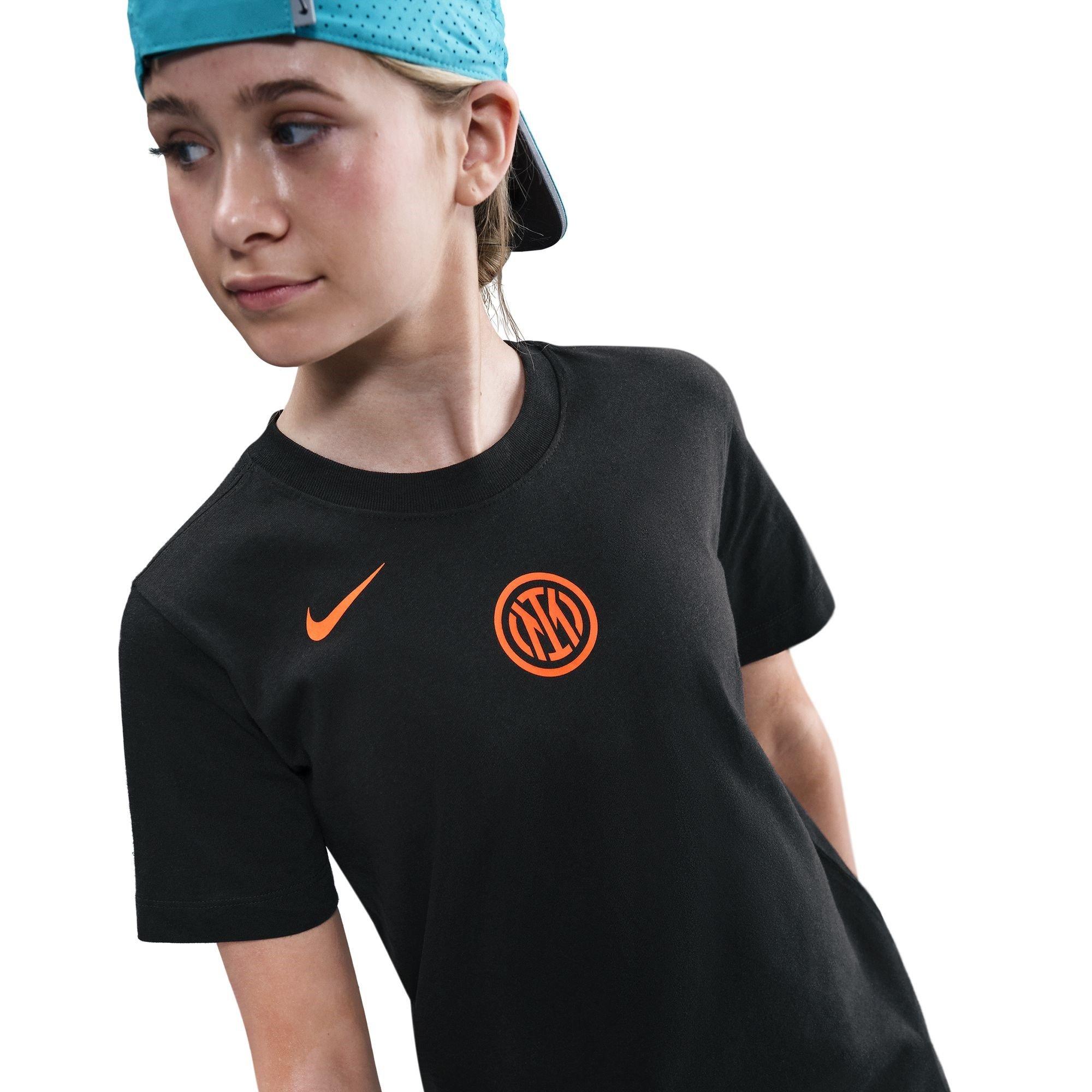 Black - Nike - Inter Milan T90 Remix T-Shirt Juniors - 1