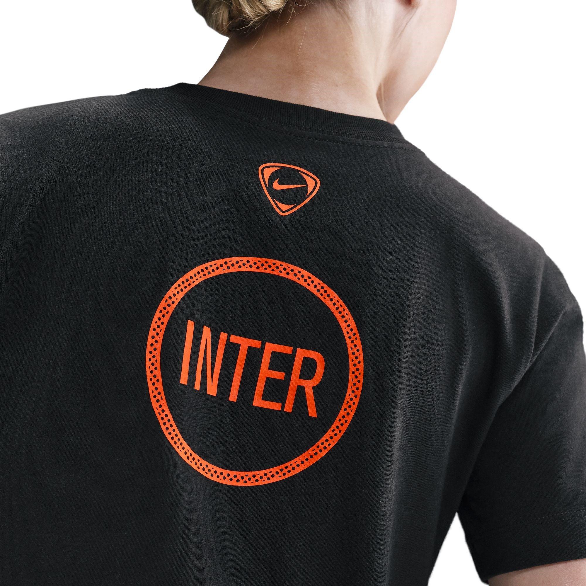 Black - Nike - Inter Milan T90 Remix T-Shirt Juniors - 2