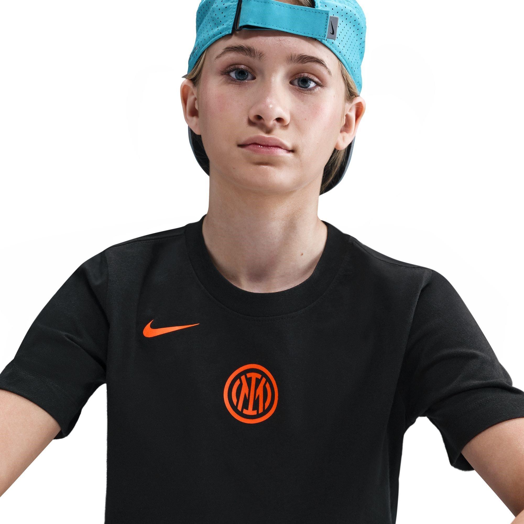 Black - Nike - Inter Milan T90 Remix T-Shirt Juniors - 5