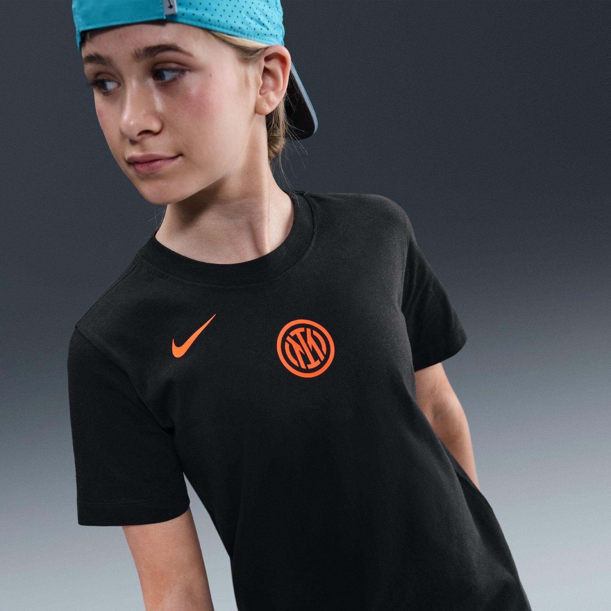 Black - Nike - Inter Milan T90 Remix T-Shirt Juniors - 6