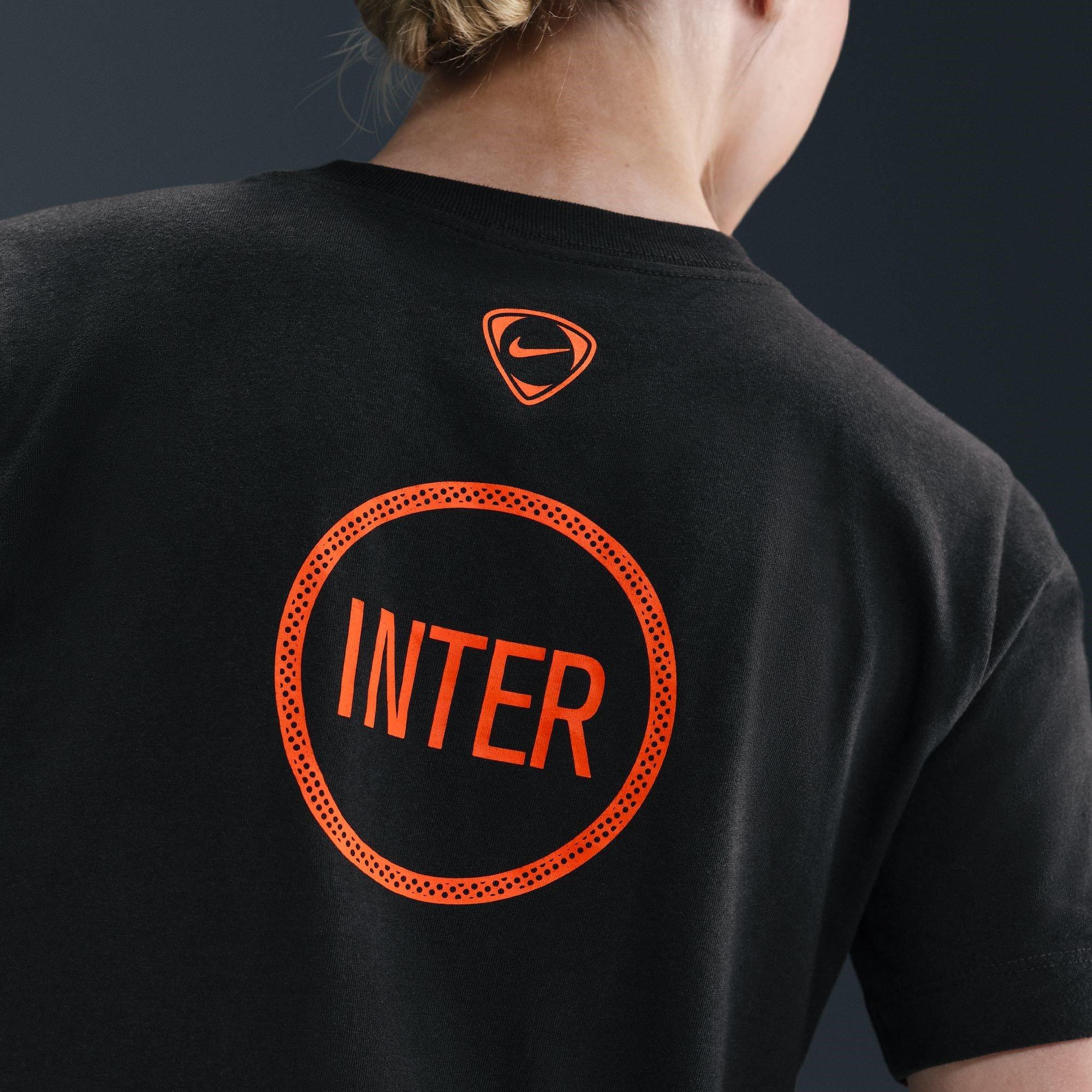 Black - Nike - Inter Milan T90 Remix T-Shirt Juniors - 9