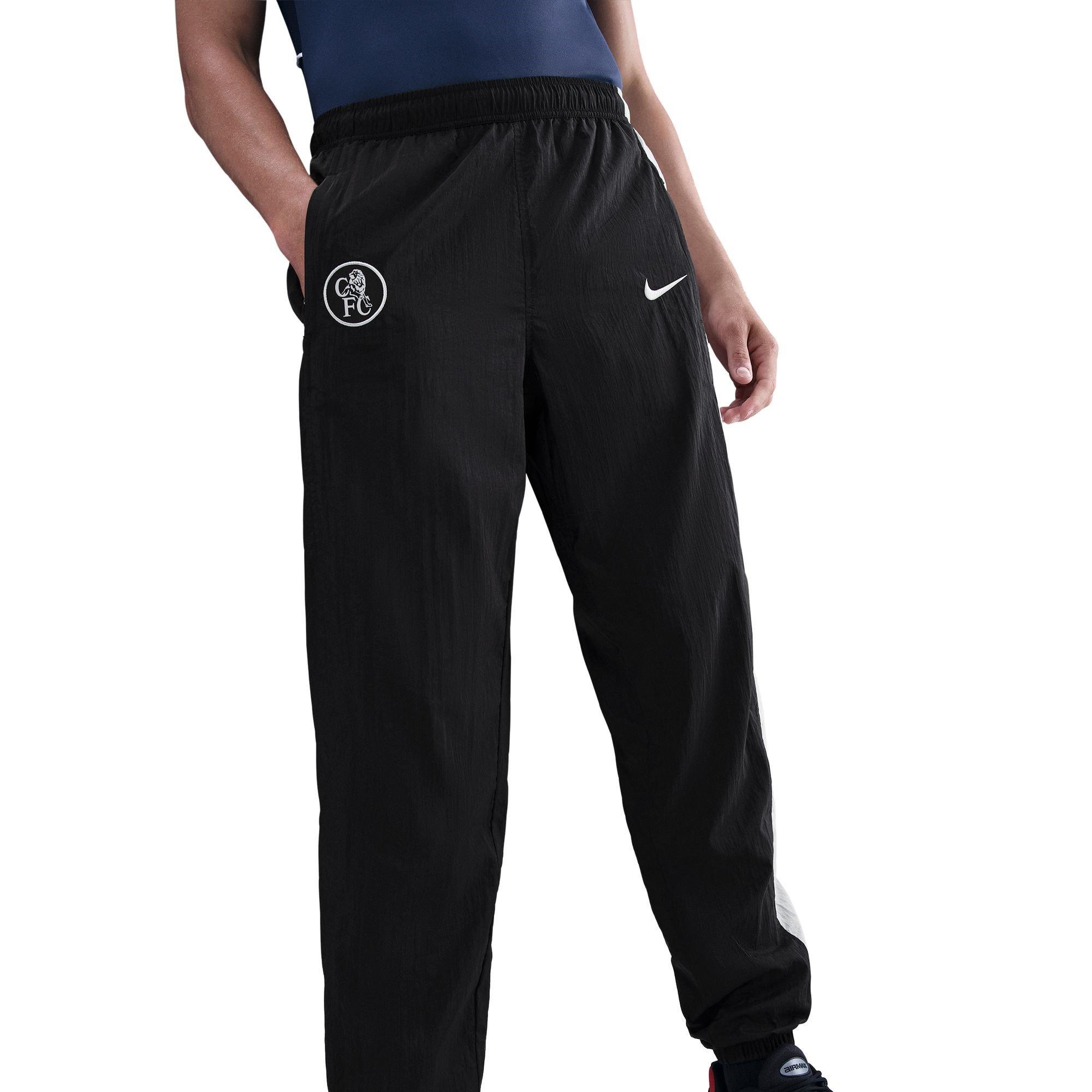 Black/Silver - Nike - Chelsea T90 Tracksuit Bottoms Mens - 1