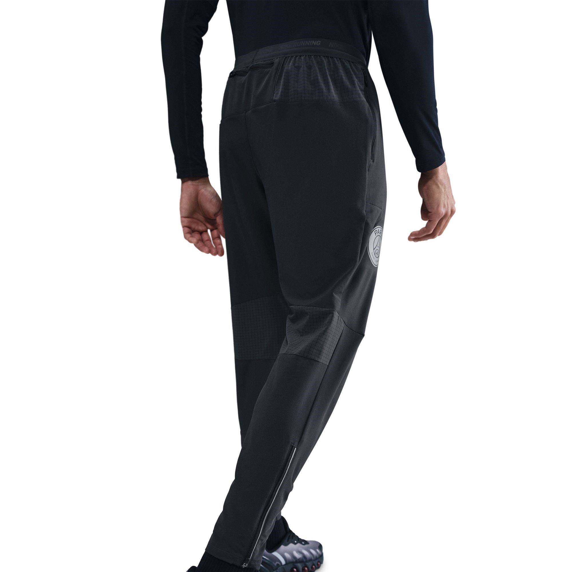 Black/Silver - Nike - PSG Reflective Tracksuit Bottoms Mens - 2