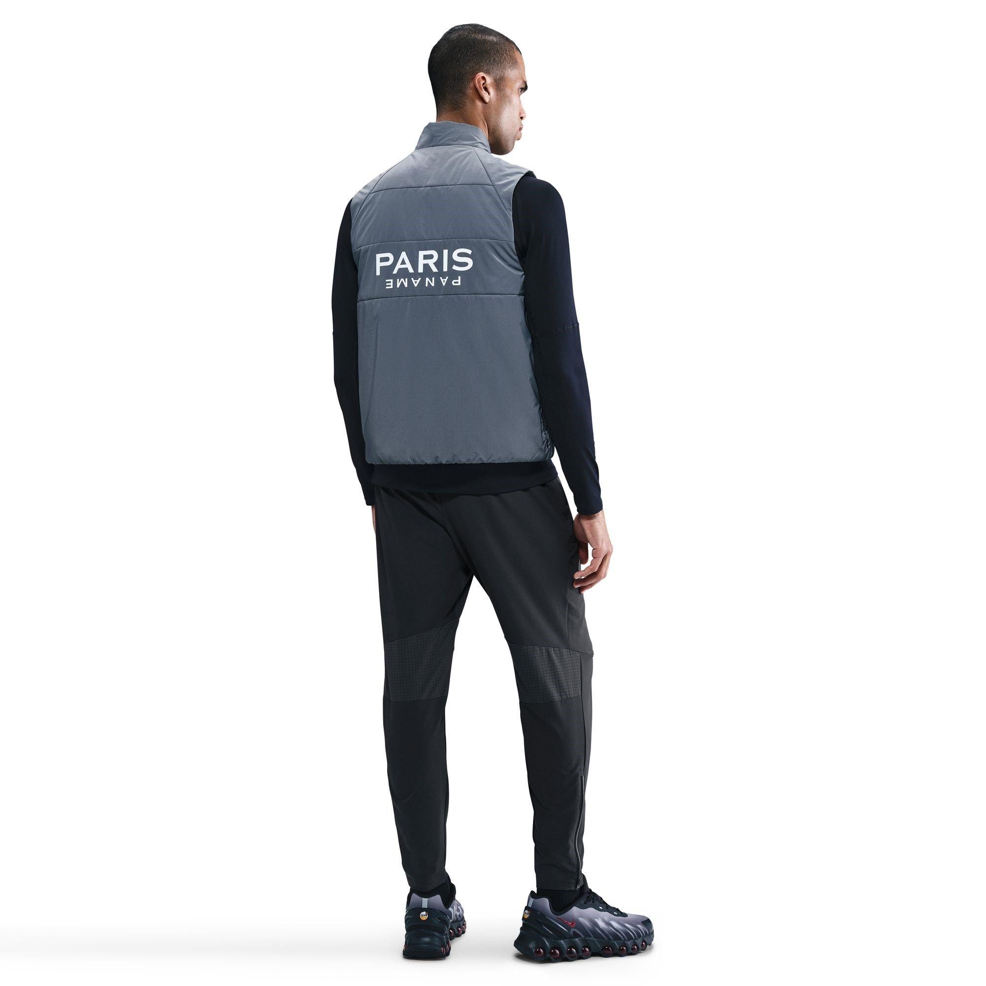 Black/Silver - Nike - PSG Reflective Tracksuit Bottoms Mens - 4