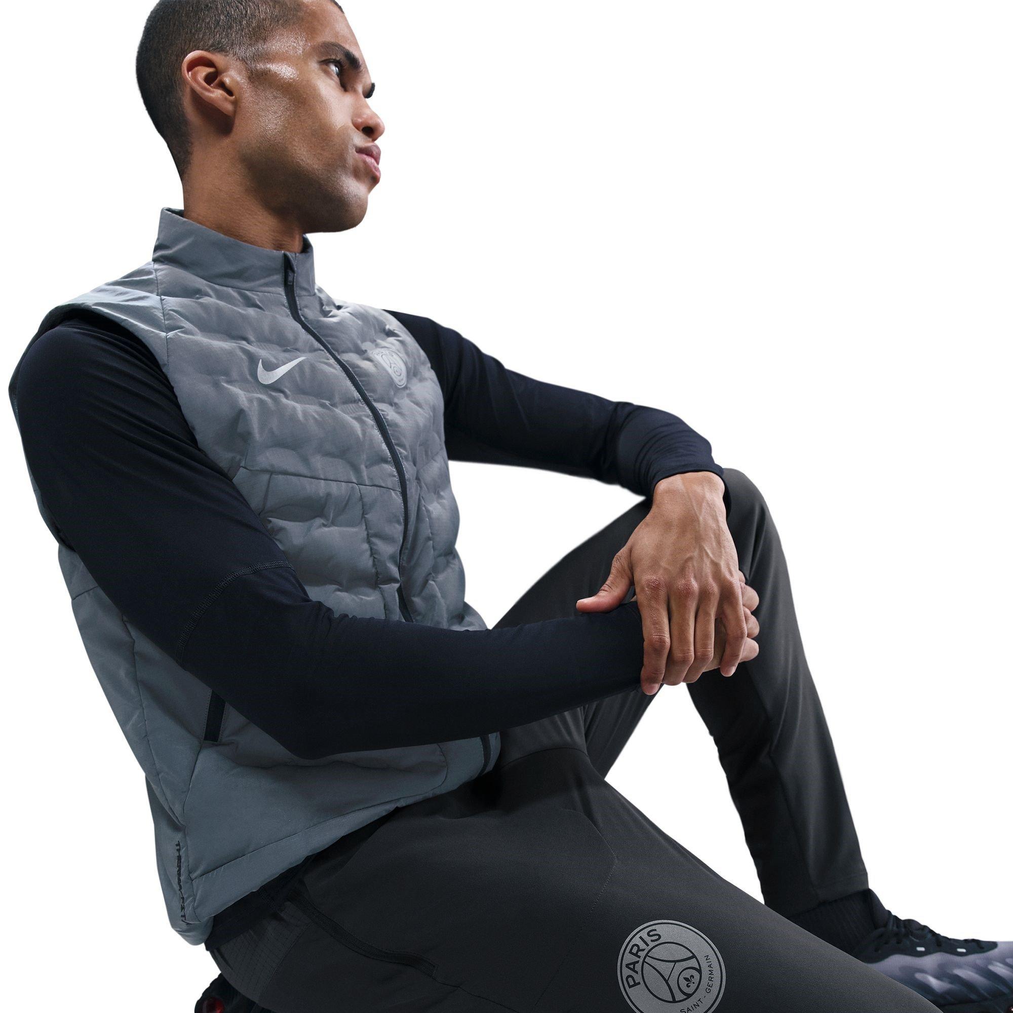 Black/Silver - Nike - PSG Reflective Tracksuit Bottoms Mens - 5