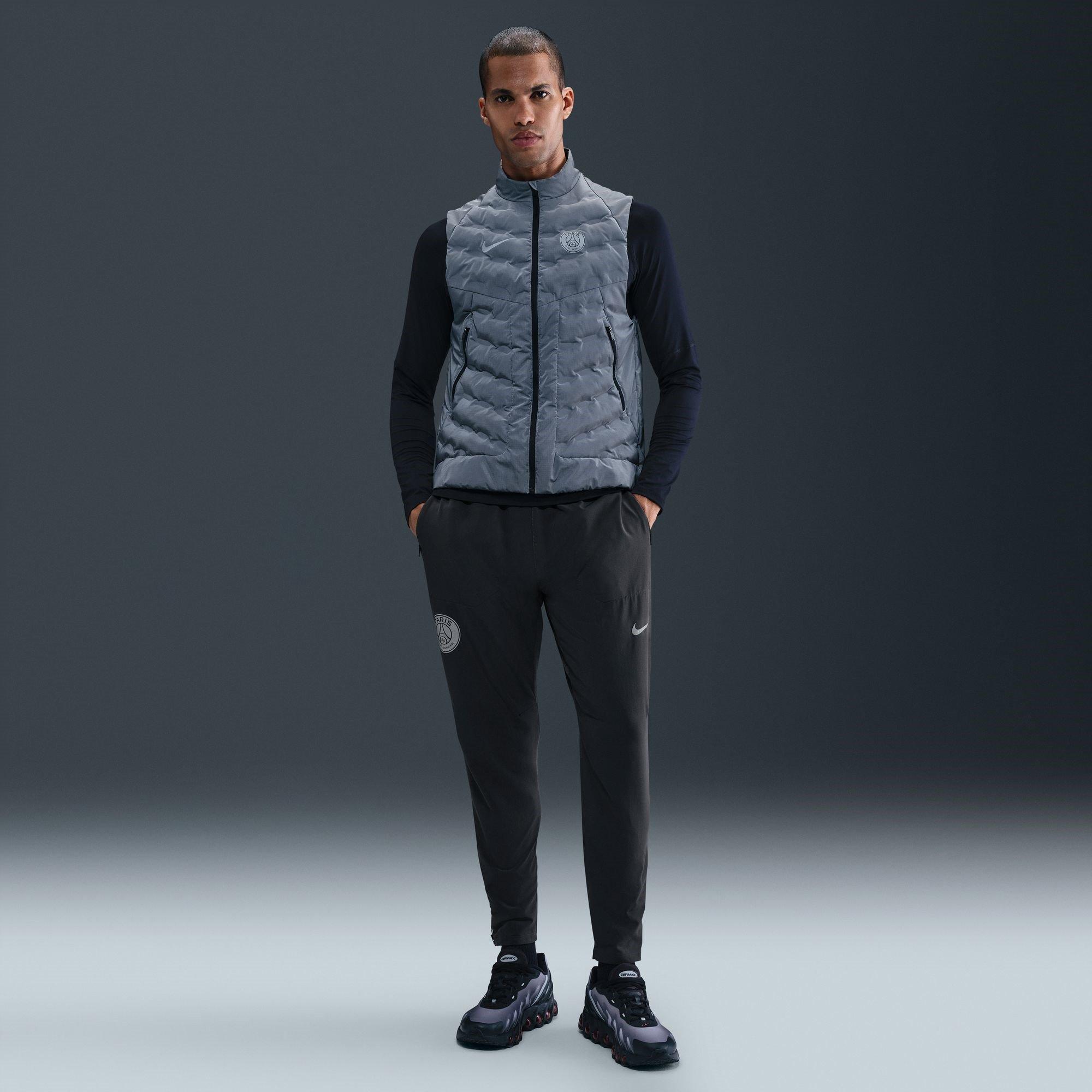 Black/Silver - Nike - PSG Reflective Tracksuit Bottoms Mens - 7
