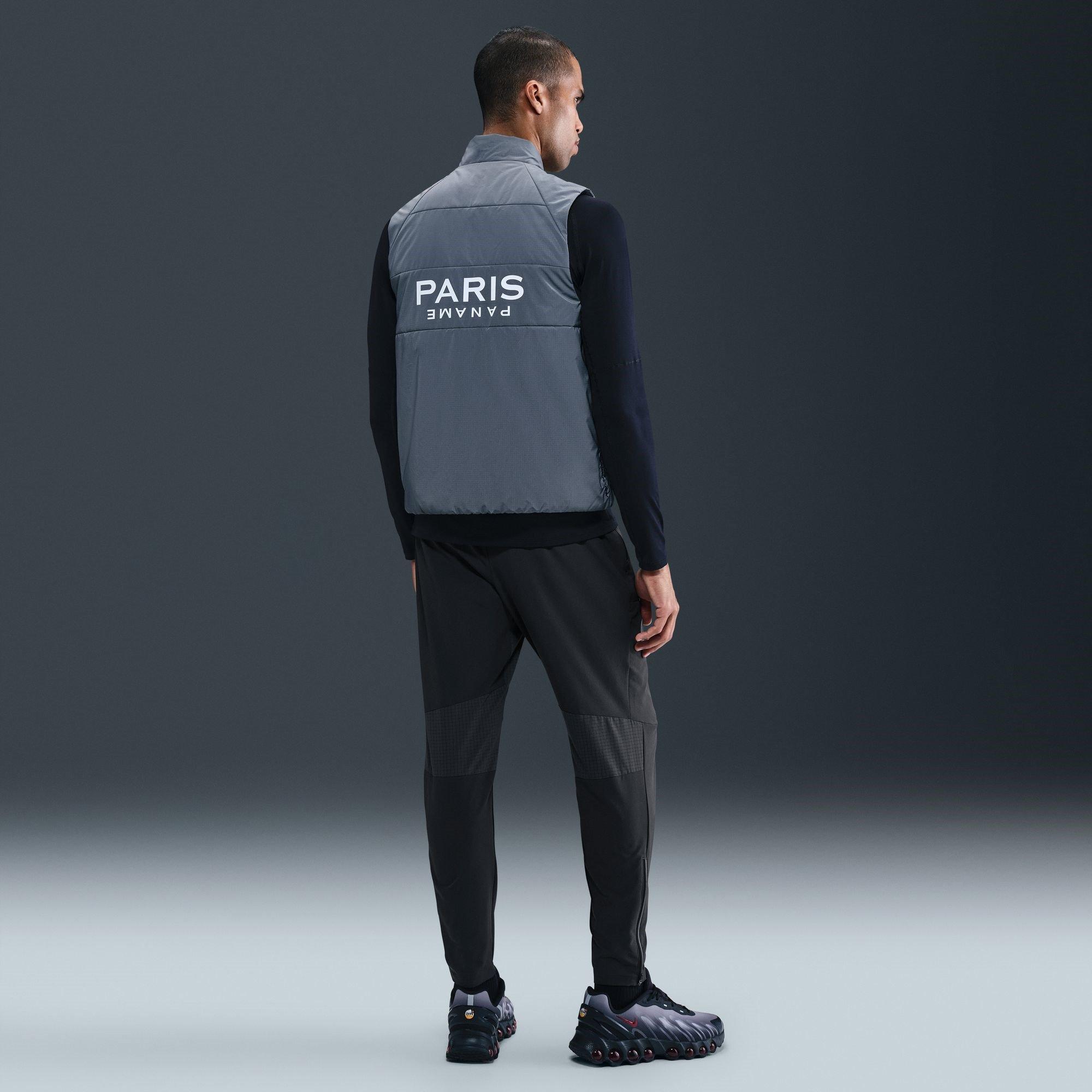 Black/Silver - Nike - PSG Reflective Tracksuit Bottoms Mens - 8