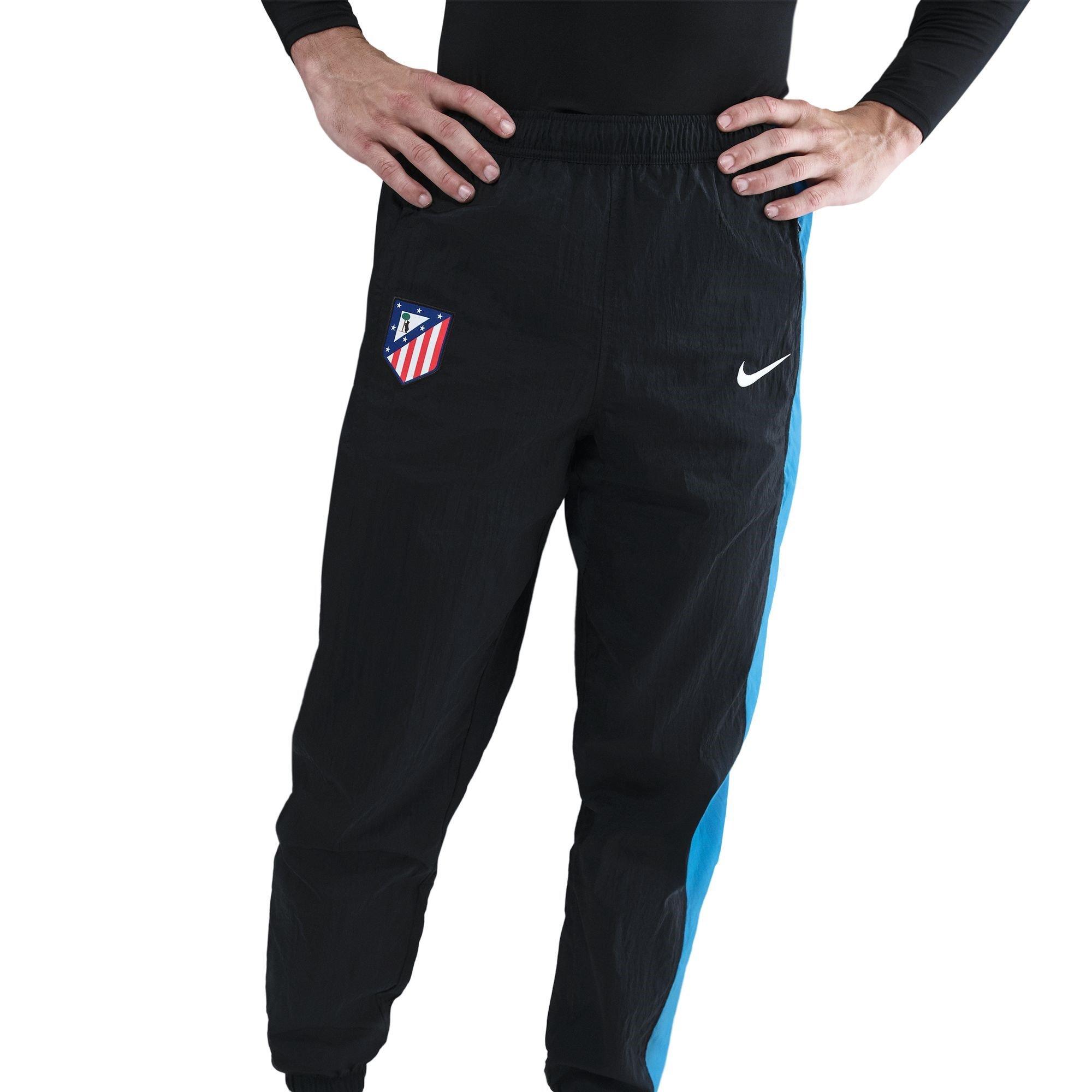 Nike Men's Atletico Madrid Third T90 Tracksuit Bottoms 2025 Adults - Black/Blue - S