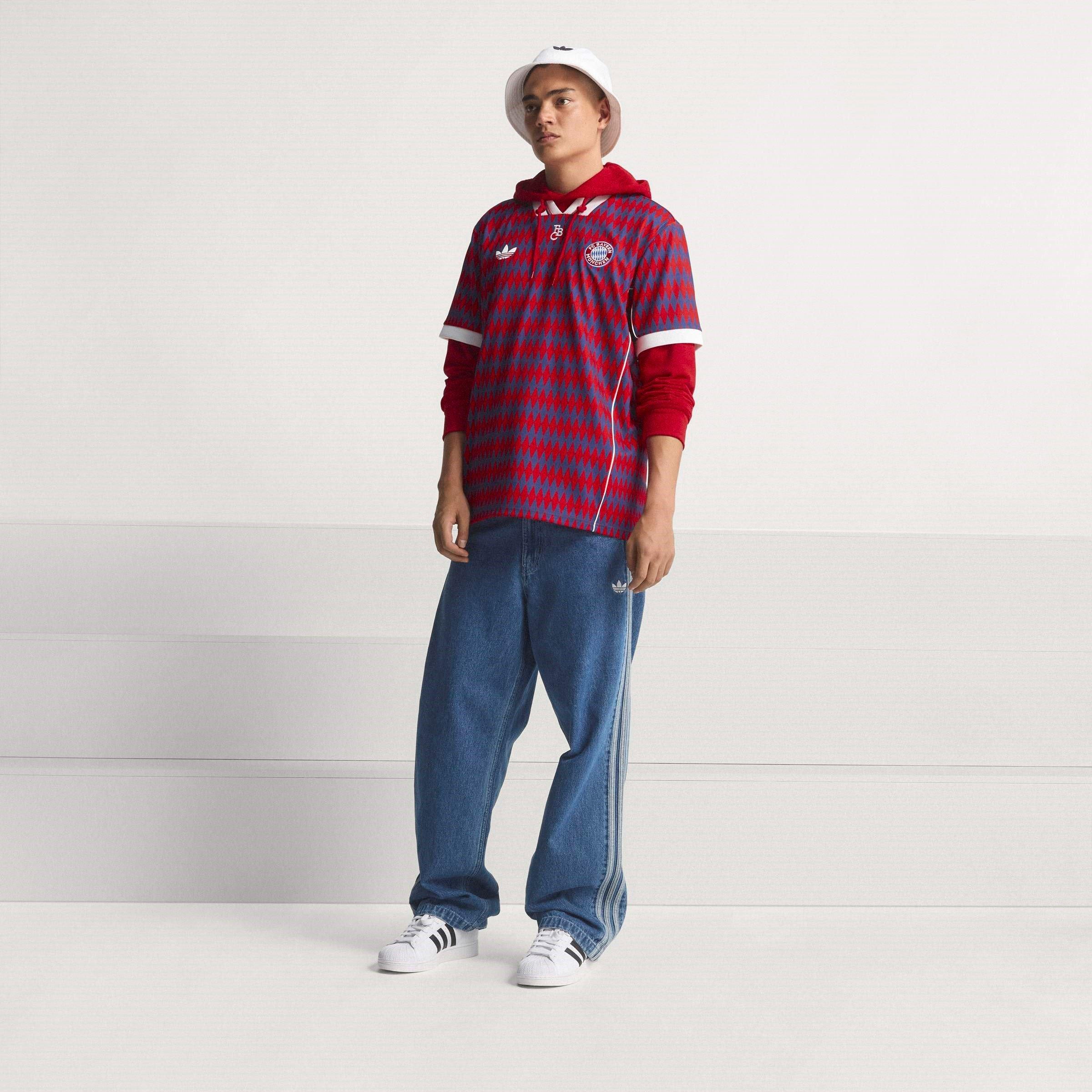 Rood/Blauw - adidas - FC Bayern Munich LFSTLR Shirt 2025 2026 Men’s - 7