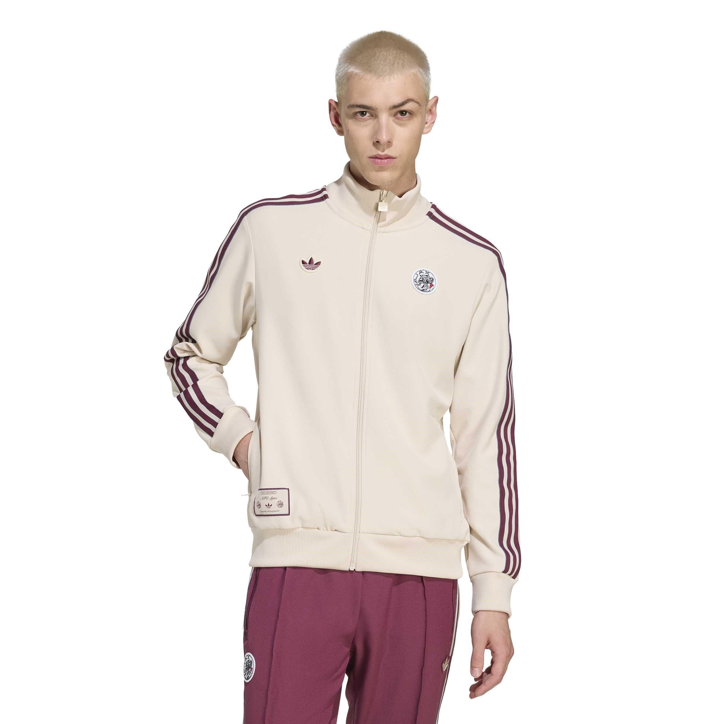 Hvid - adidas - Ajax Originals Icon Tracksuit Top Adults - 2