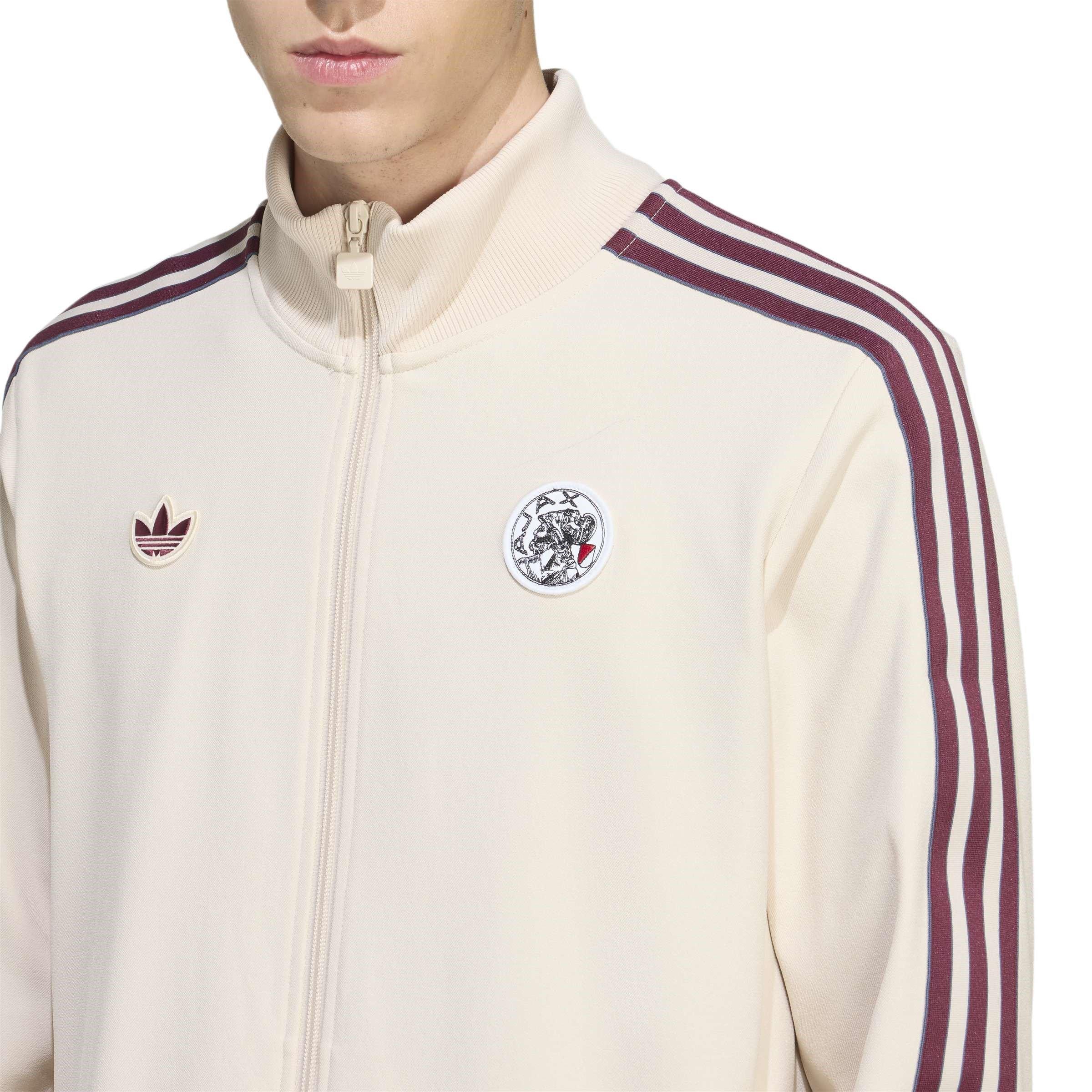 Hvid - adidas - Ajax Originals Icon Tracksuit Top Adults - 4