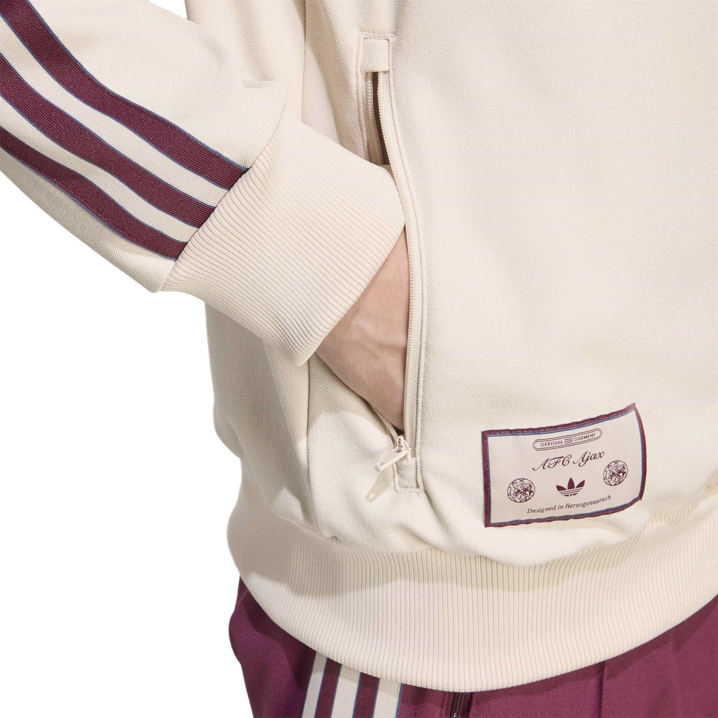 Hvid - adidas - Ajax Originals Icon Tracksuit Top Adults - 5