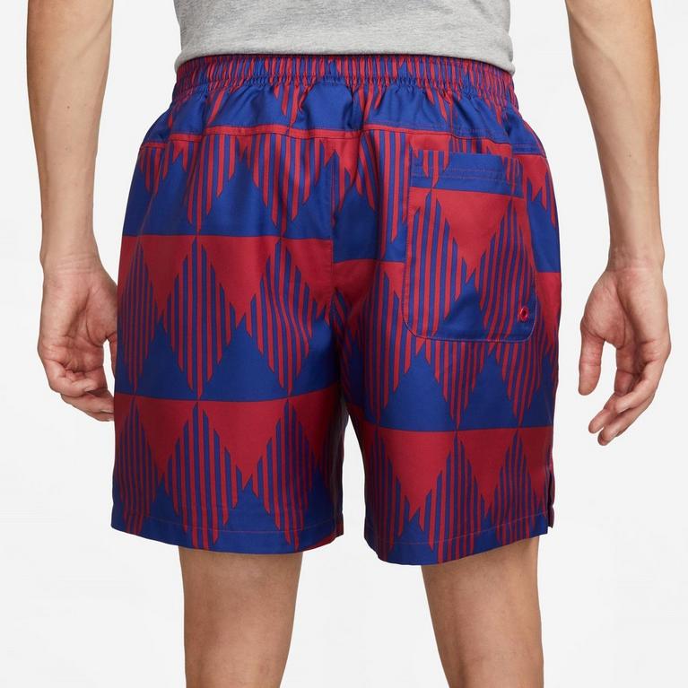 Rouge/Blanc - Nike - co-ord relaxed shorts nike in green with logo print - 2