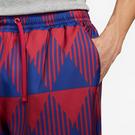 Rouge/Blanc - Nike - co-ord relaxed shorts nike in green with logo print - 3