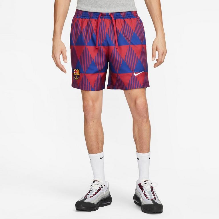 Rouge/Blanc - Nike - co-ord relaxed shorts nike in green with logo print - 7