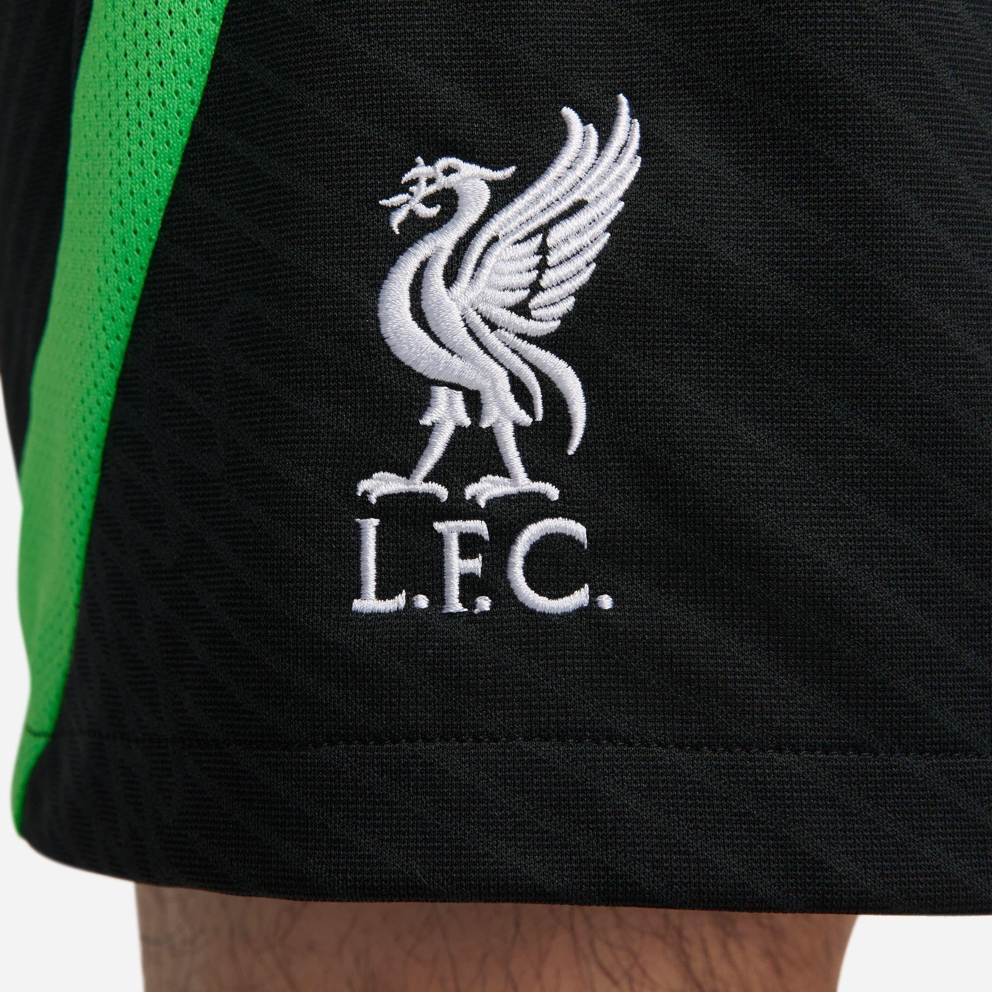 Black/Green - Nike - Liverpool Strike Shorts 2023 2024 Adults - 5