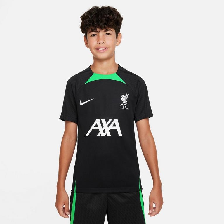 Noir/Vert - Nike - Langærmet Uld Merino T-shirt Core - 3