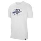 Blanc - Nike - DKNY chest-logo crewneck T-shirt Weiß - 1