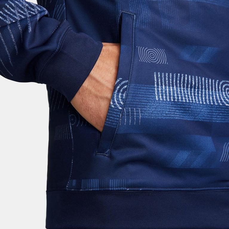Bleu/Violet - Nike - Mens polo shirt long arm - 6