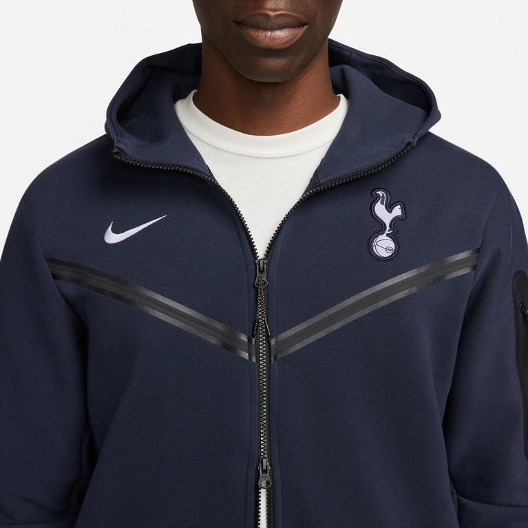 Marine/Violet - Nike - Tottenham Hotspur Tech Fleece Hoodie 2023 2024 Adults - 4