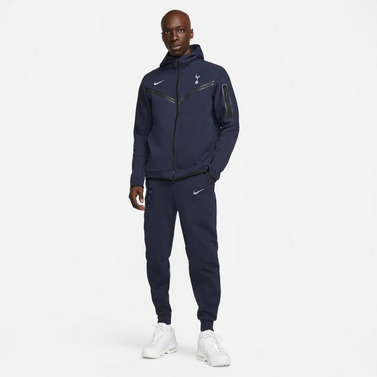 Marine/Violet - Nike - Tottenham Hotspur Tech Fleece Hoodie 2023 2024 Adults - 9