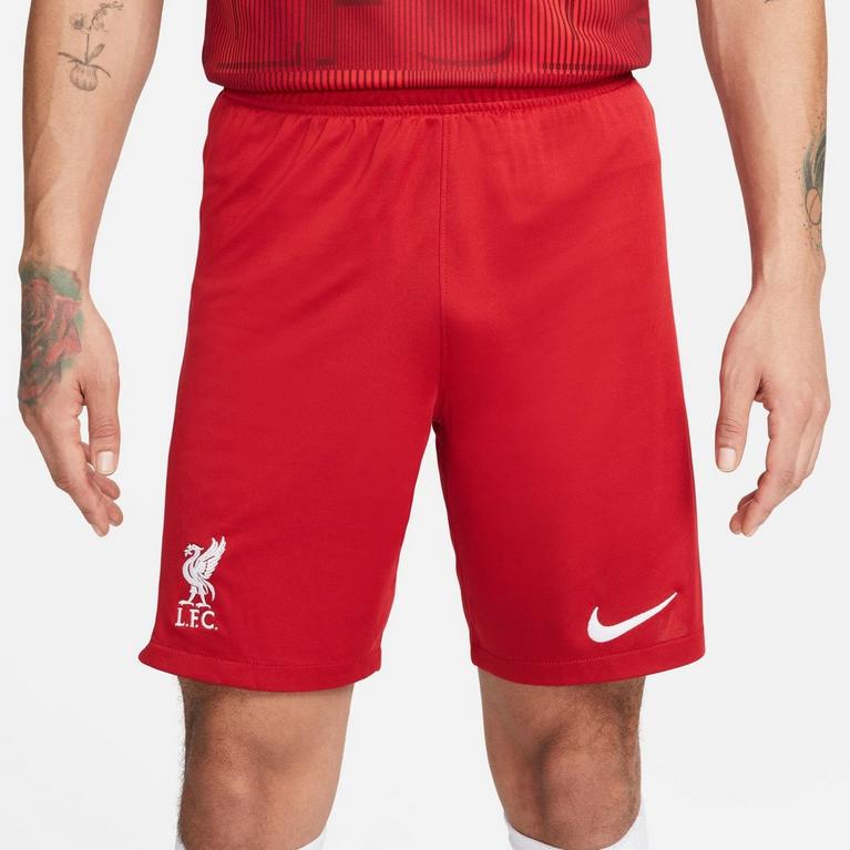 Rojo/Blanco - Nike - Liverpool Home Shorts 2023 2024 Adults - 1