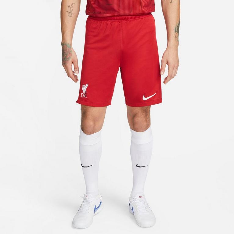 Rojo/Blanco - Nike - Liverpool Home Shorts 2023 2024 Adults - 3