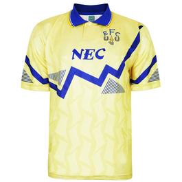 Score Draw Everton Retro Away Shirt 90 Adults