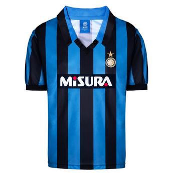 Score Draw ScoreDraw Inter Milan Retro Home Shirt 90 Adults