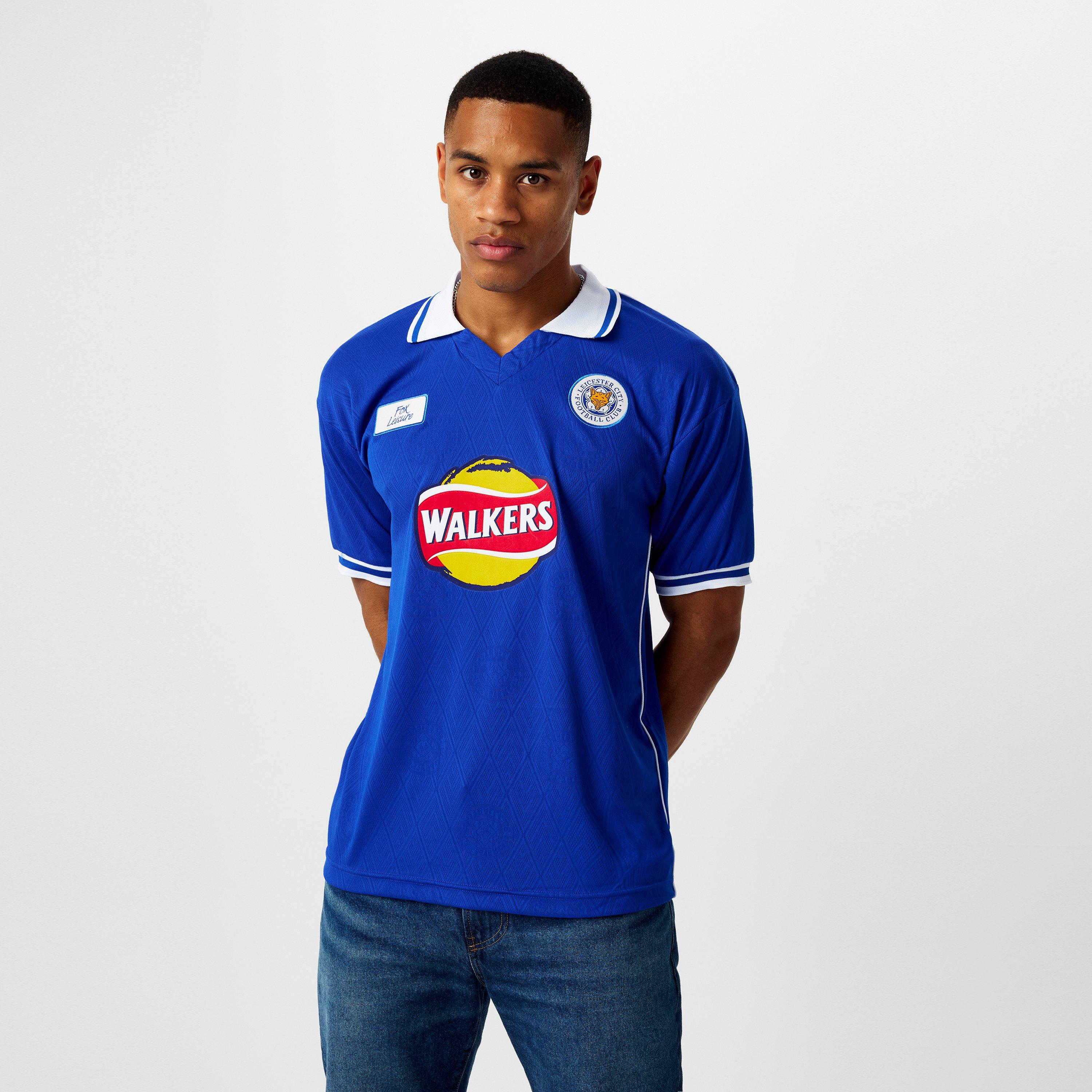Blue - Score Draw - ScoreDraw Leicester City Home Shirt 2000 Adults - 1