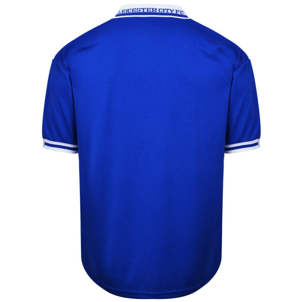 Blue - Score Draw - Leicester City Home Shirt 2000 Adults - 6