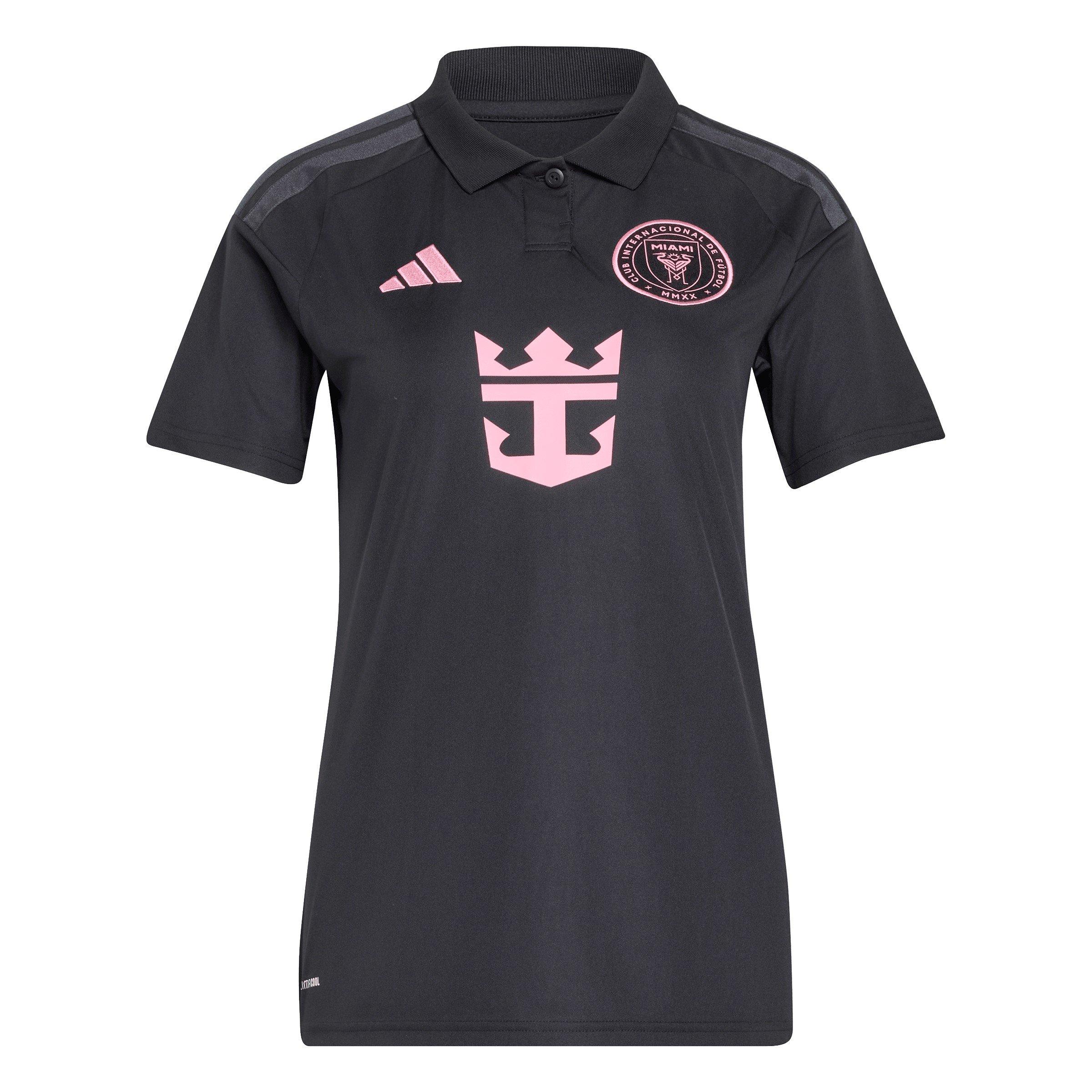 Black/Pink - adidas - Womens adidas Inter Miami Messi 10 Away Shirt 25/26 - 1