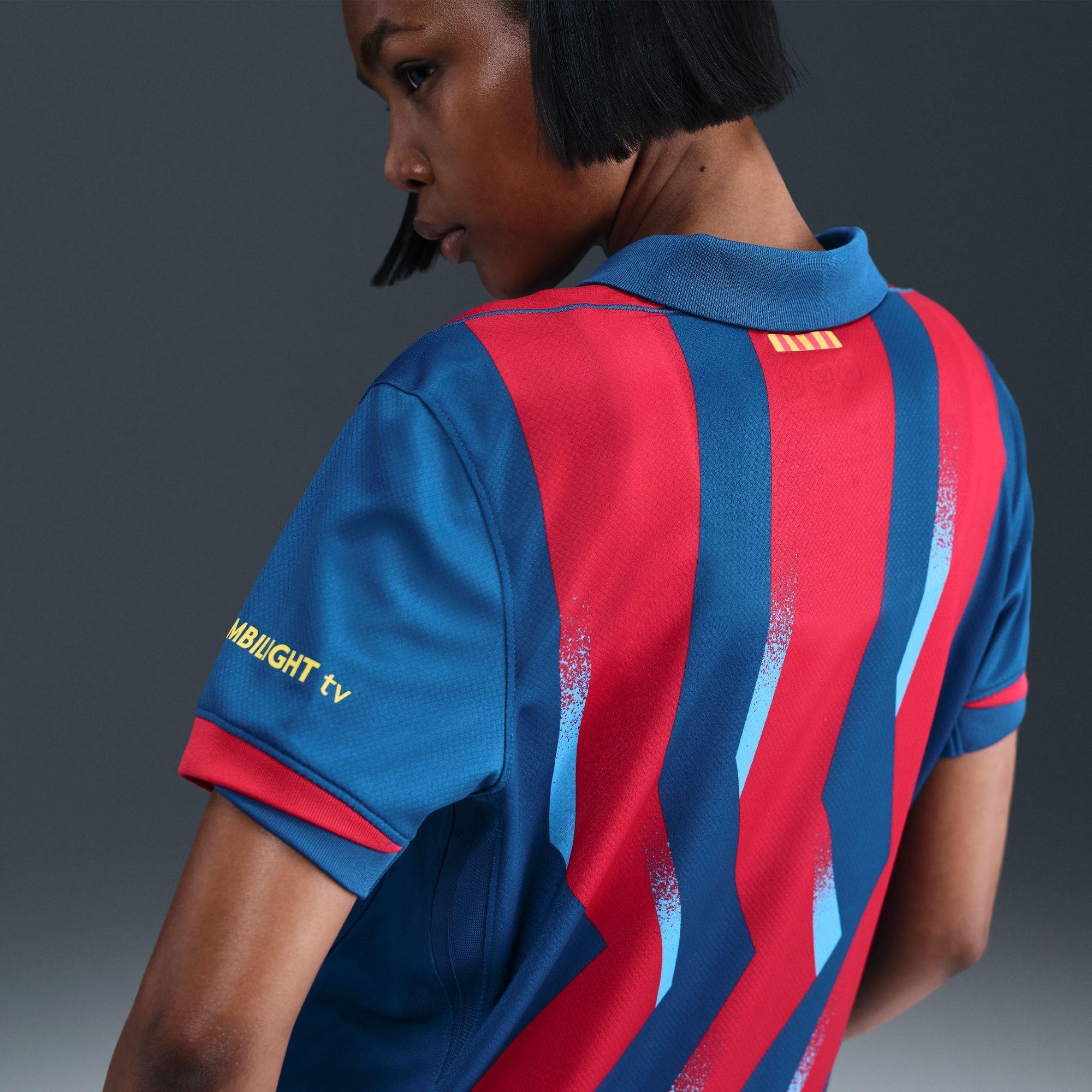 Gym Blue/Sals - Nike - Nike Fcb W Nk Df Jsy Ld99 - 12