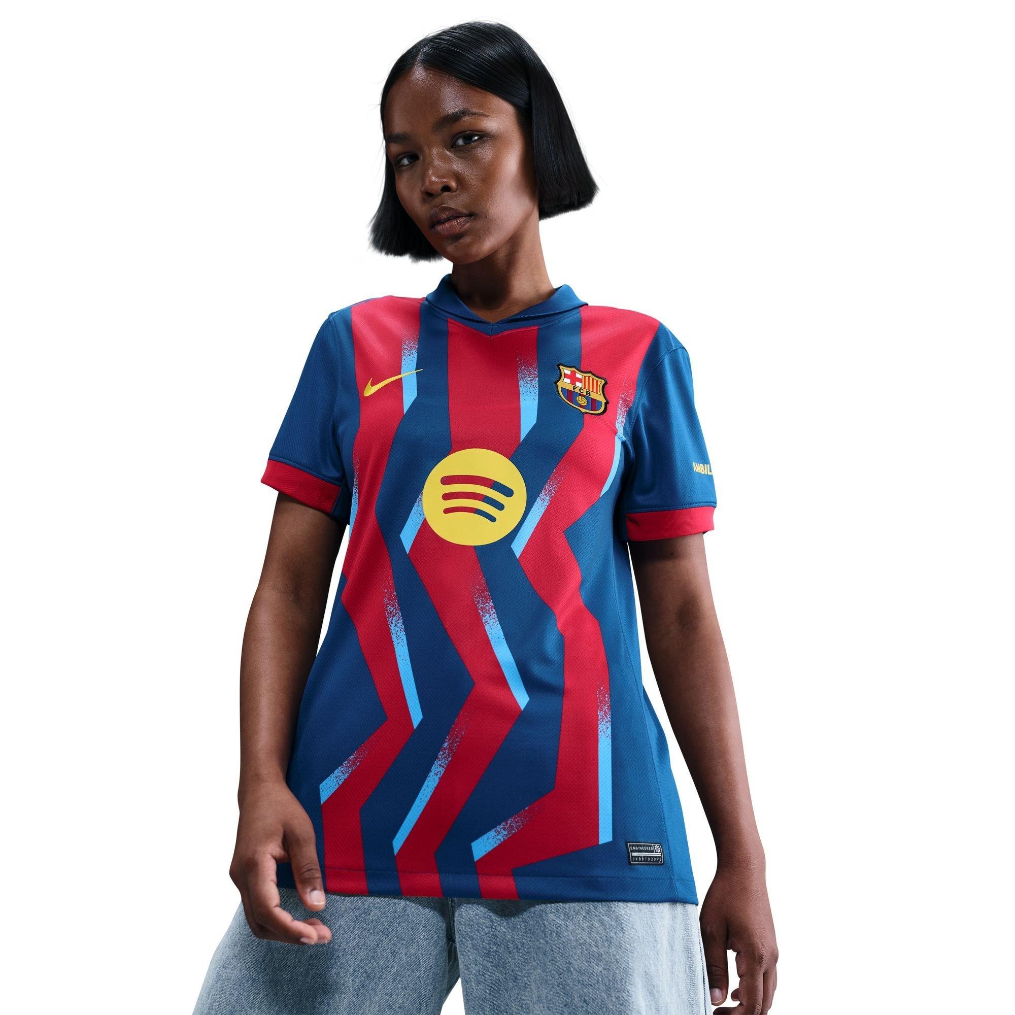Gym Blue/Sals - Nike - Nike Fcb W Nk Df Jsy Ld99 - 3