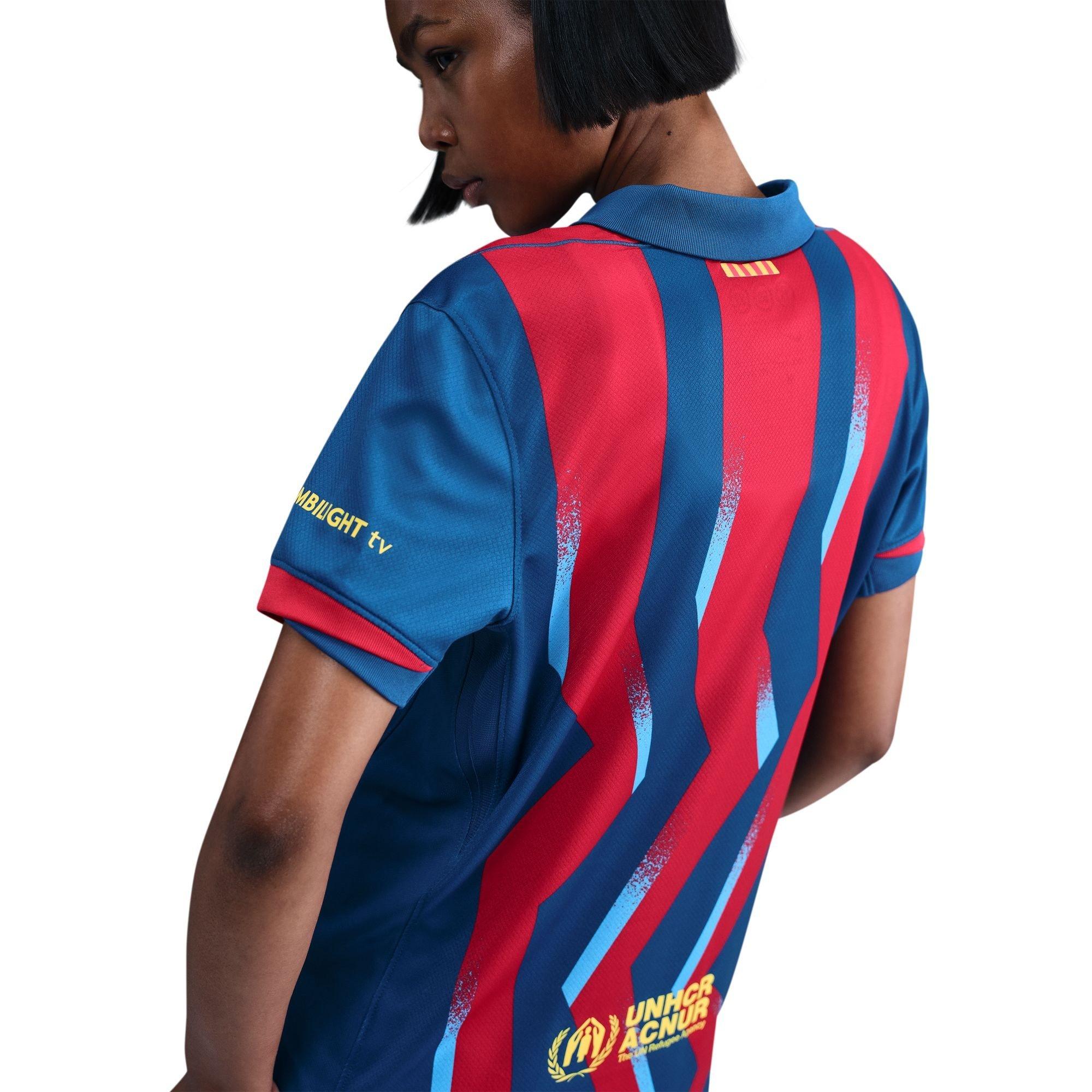Gym Blue/Sals - Nike - Nike Fcb W Nk Df Jsy Ld99 - 4