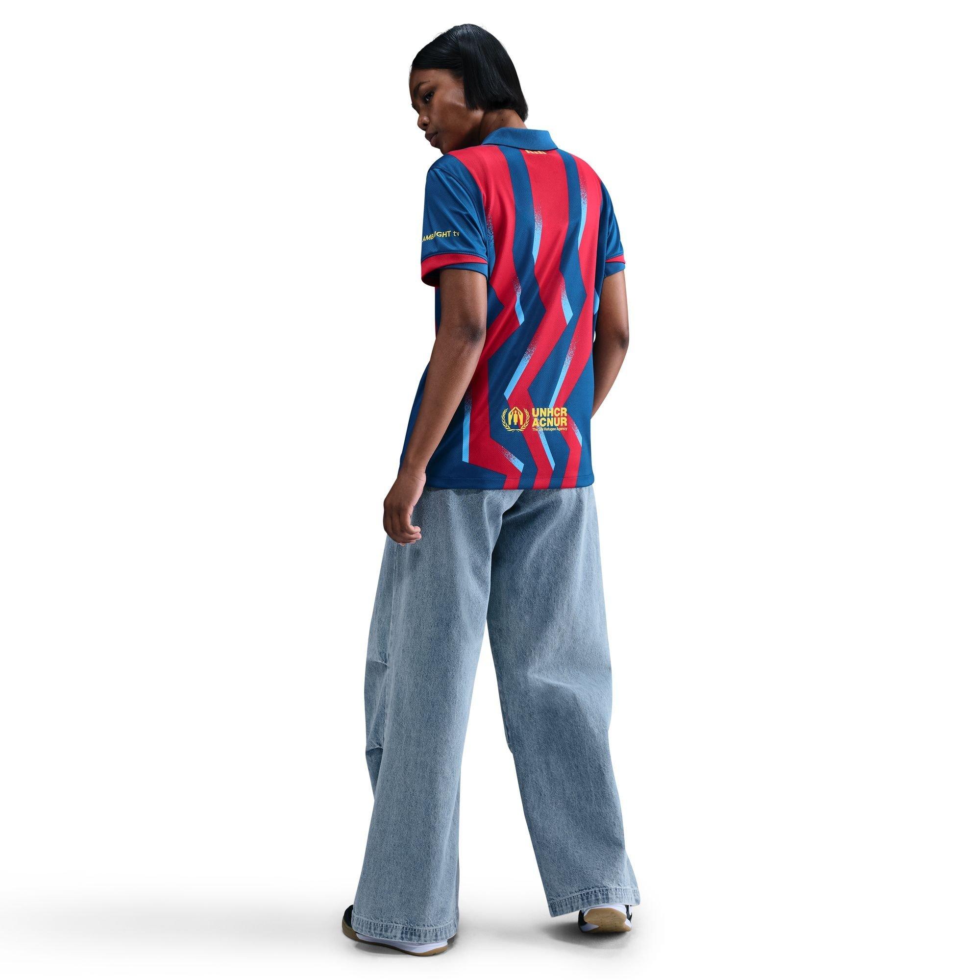 Gym Blue/Sals - Nike - Nike Fcb W Nk Df Jsy Ld99 - 6